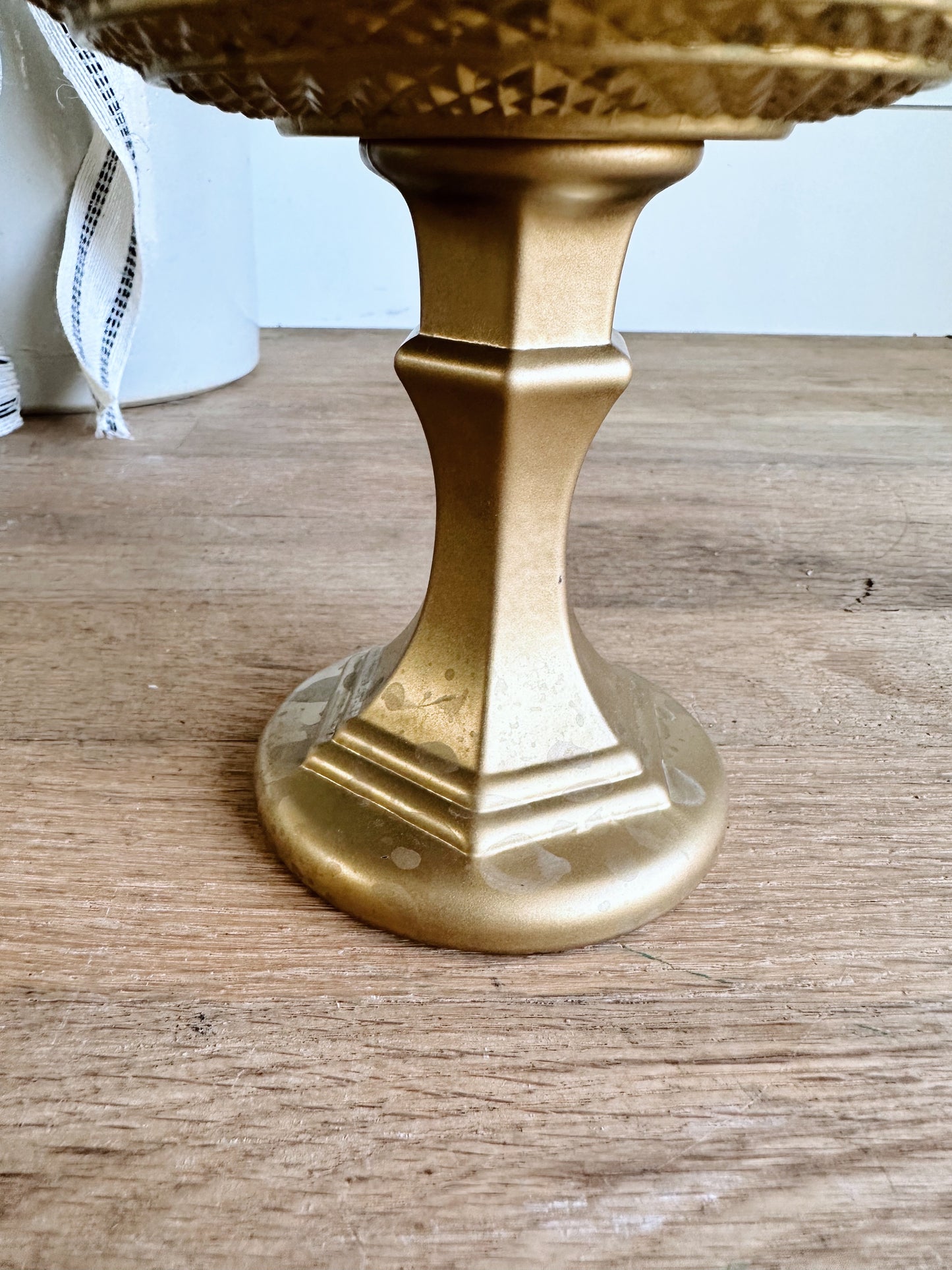 You Choose the Scent - Gold Compote Vintage Vessel Candle