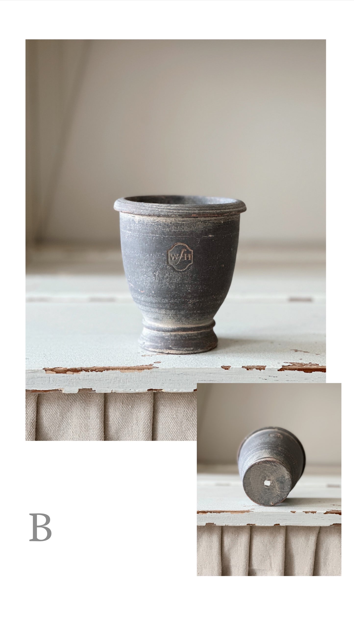 Handmade Wakefield Midi Pots in Gray