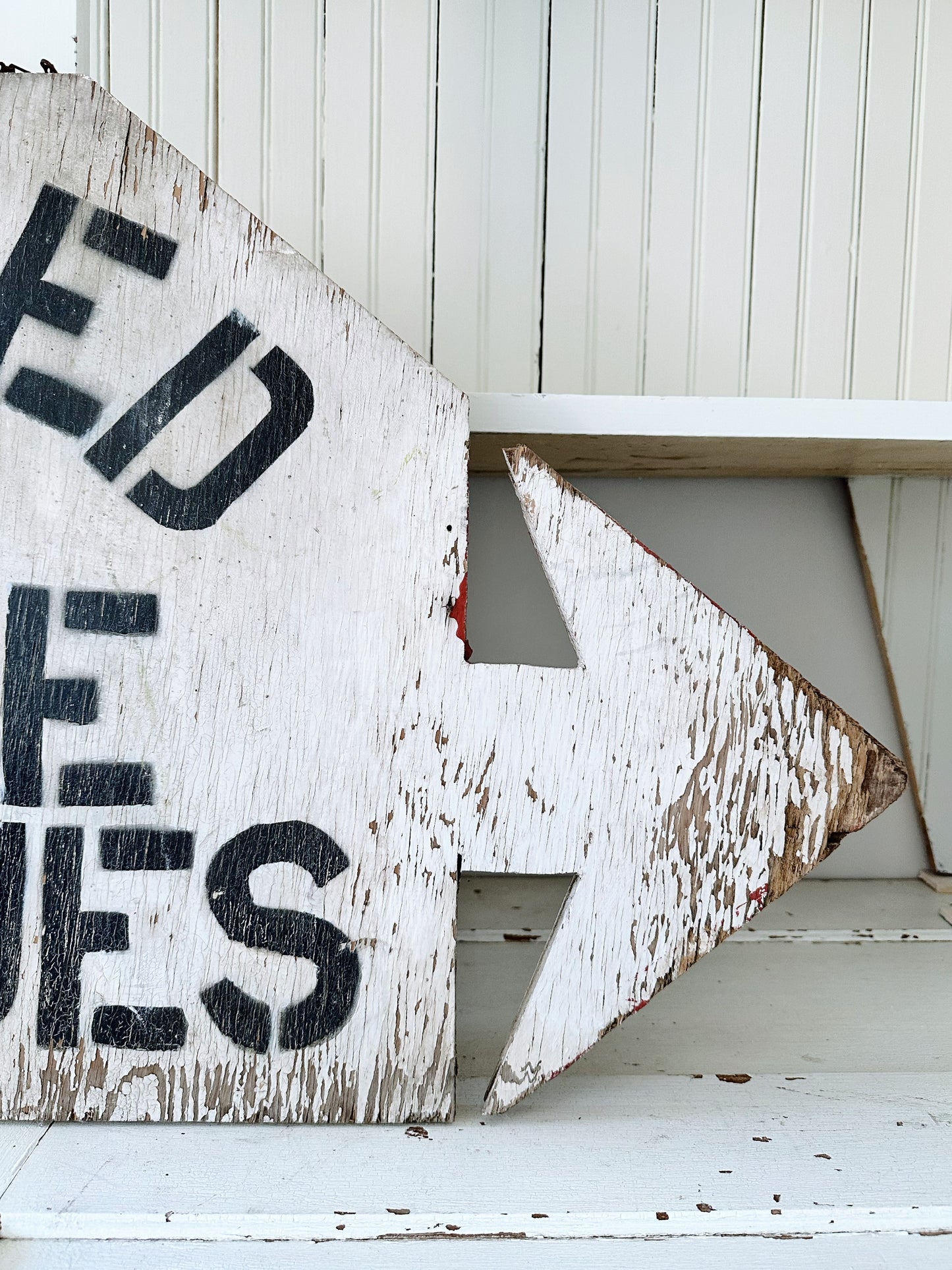 Gorgeous Authentic Two Sided Antique Store Sign