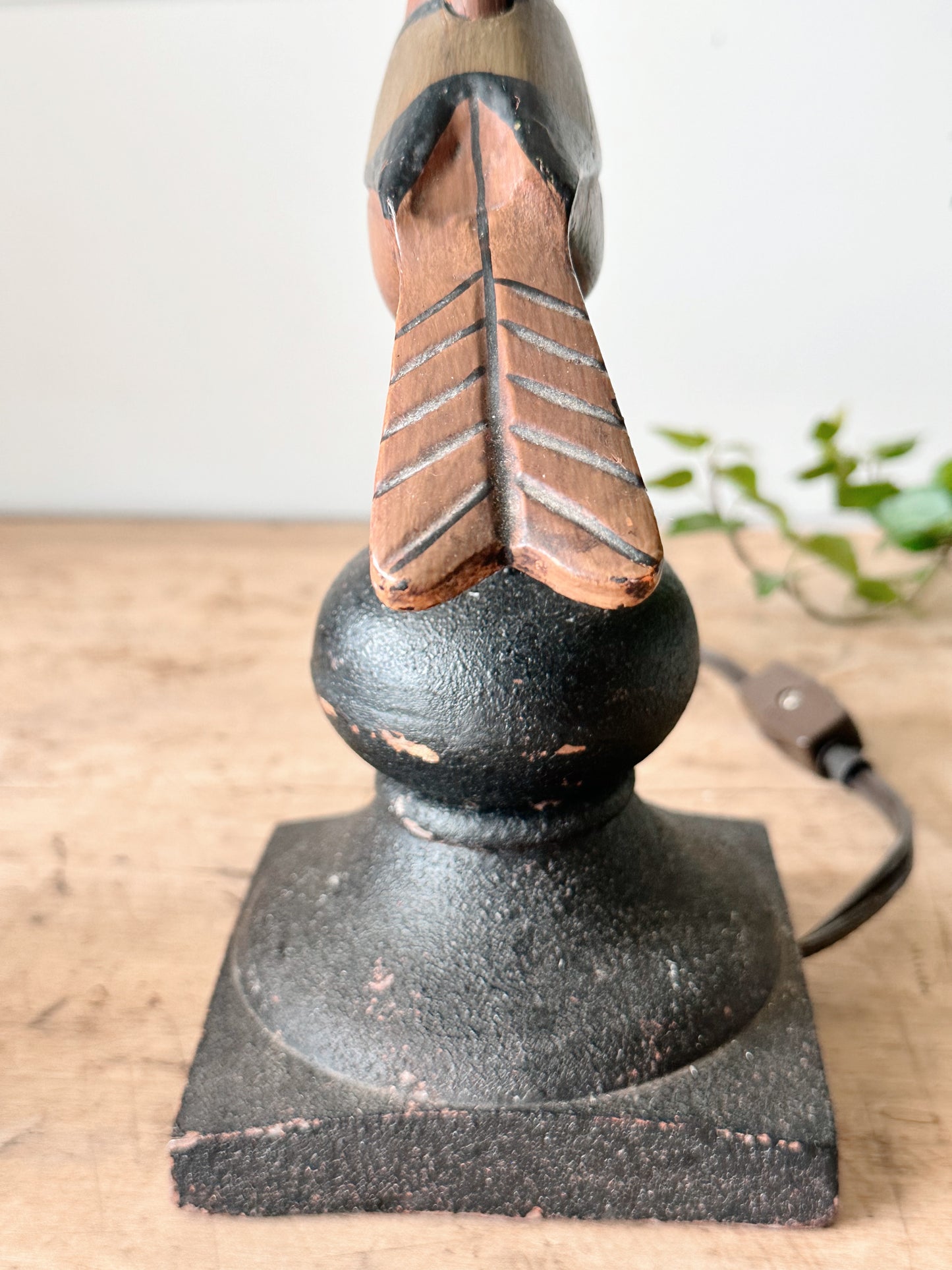 Vintage Bird Lamp & Shade