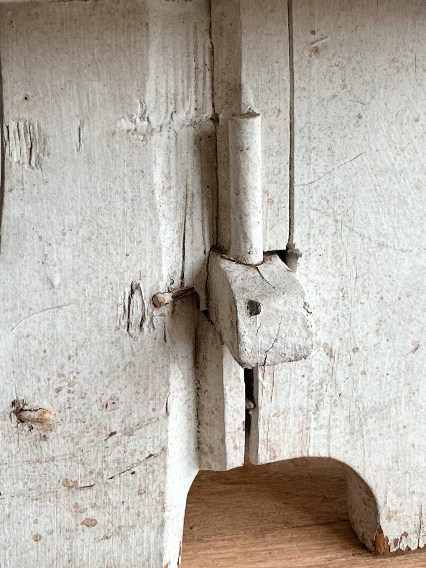 Chippy Vintage Wooden Stool