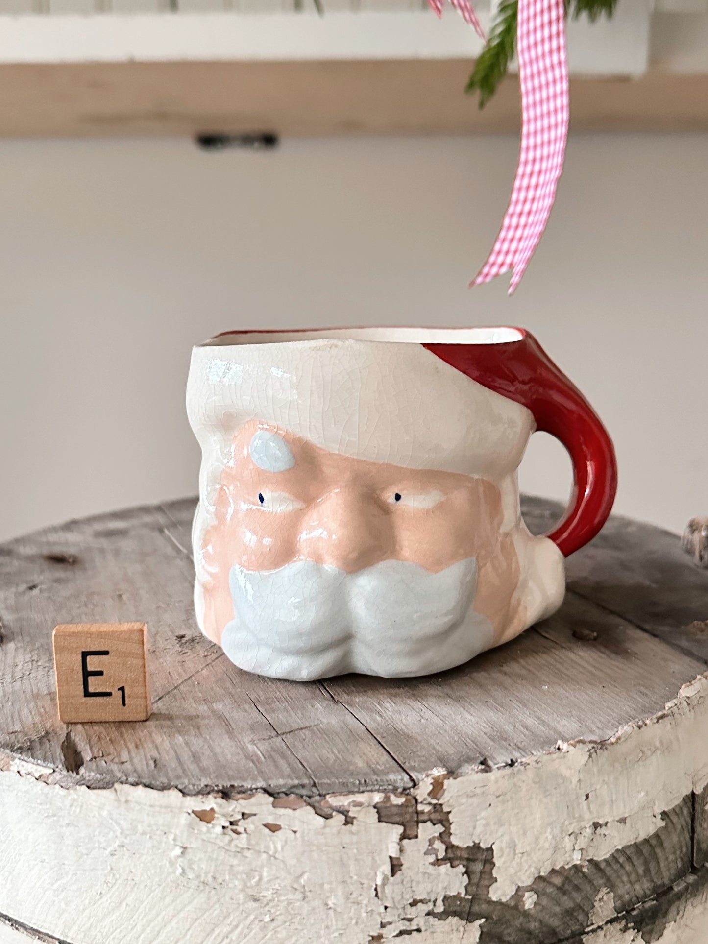 Vintage Santa Mug