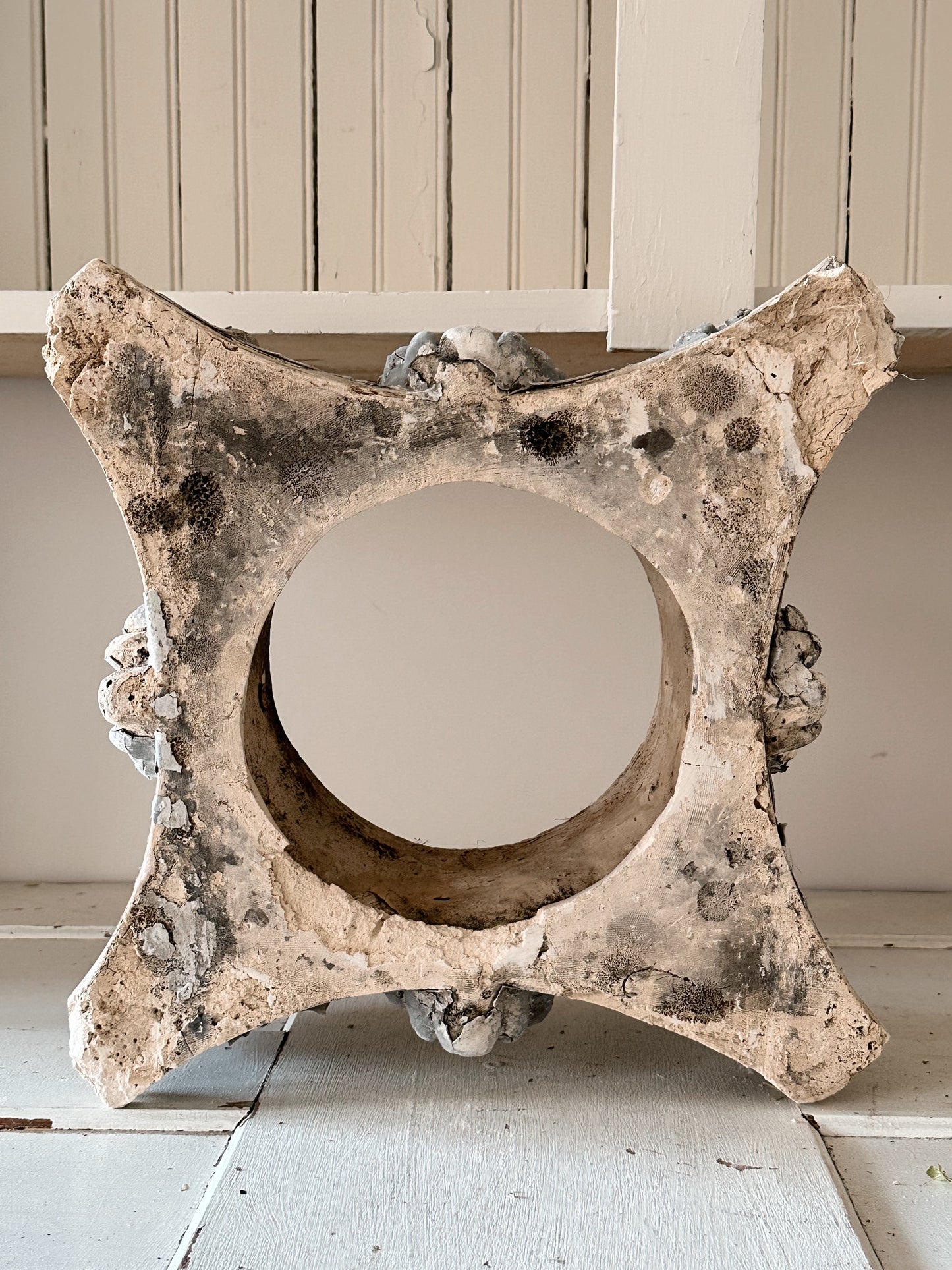 Beautiful Antique Plaster Capital