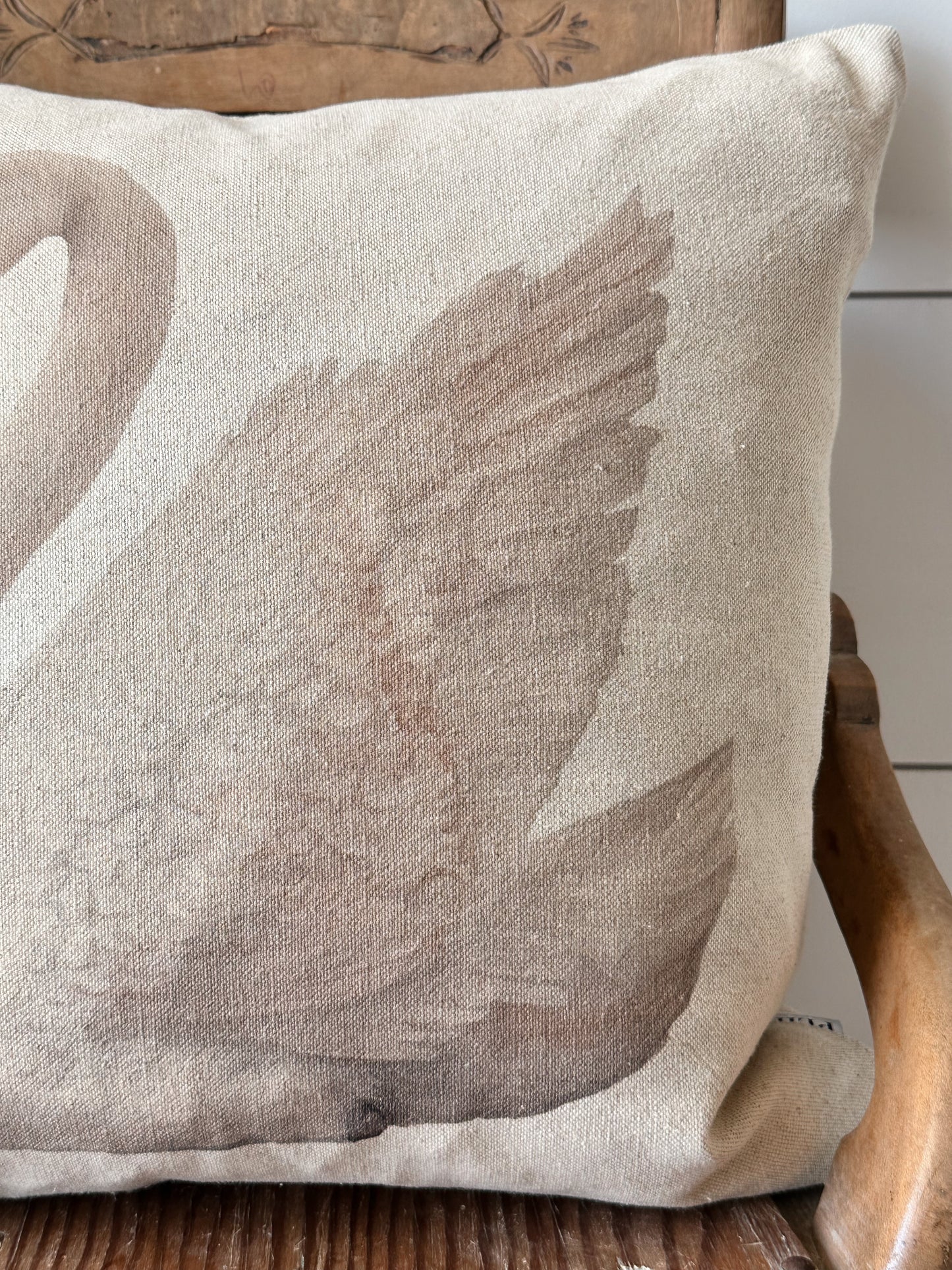 Graceful Swan Pillow Cover