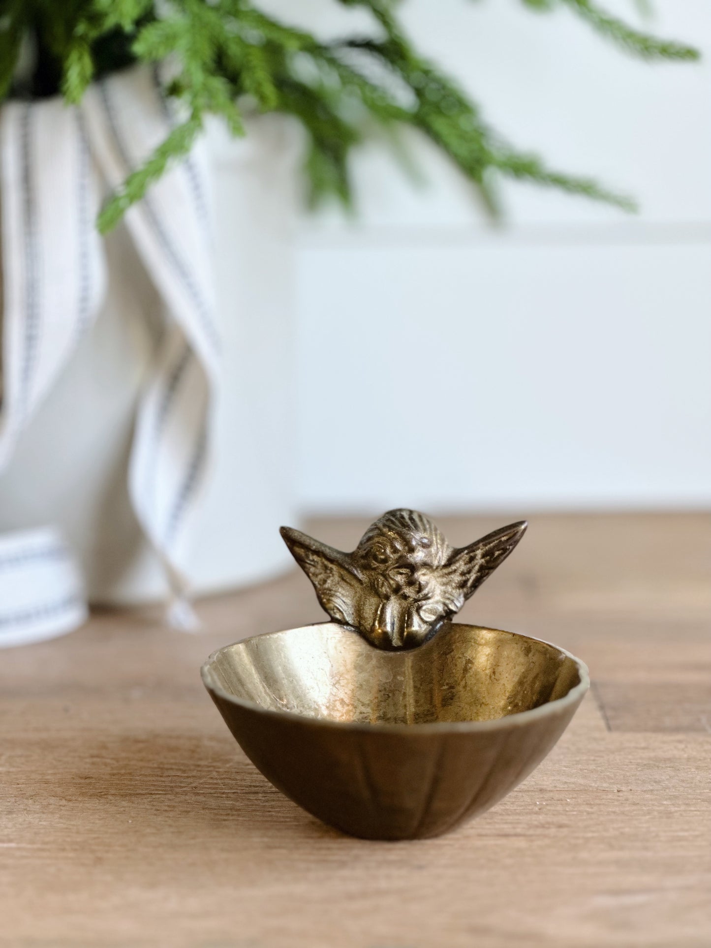 You Choose the Scent - Brass Angel Vintage Vessel Candle