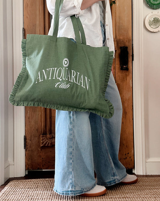 Ruffled Antiquarian Club Tote