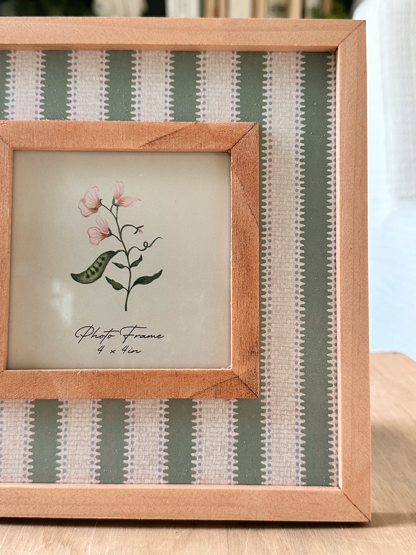 Cottage Stripes Picture Frame