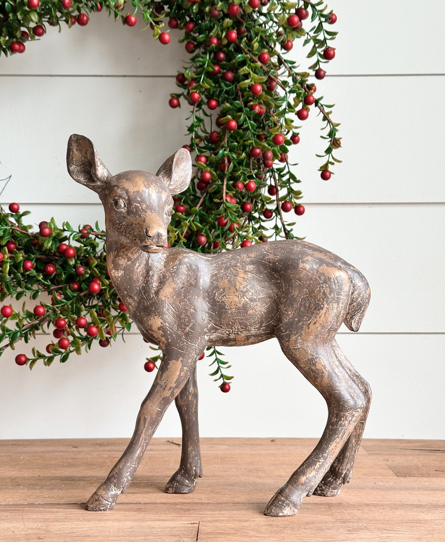 Vintage Hand Painted Deer