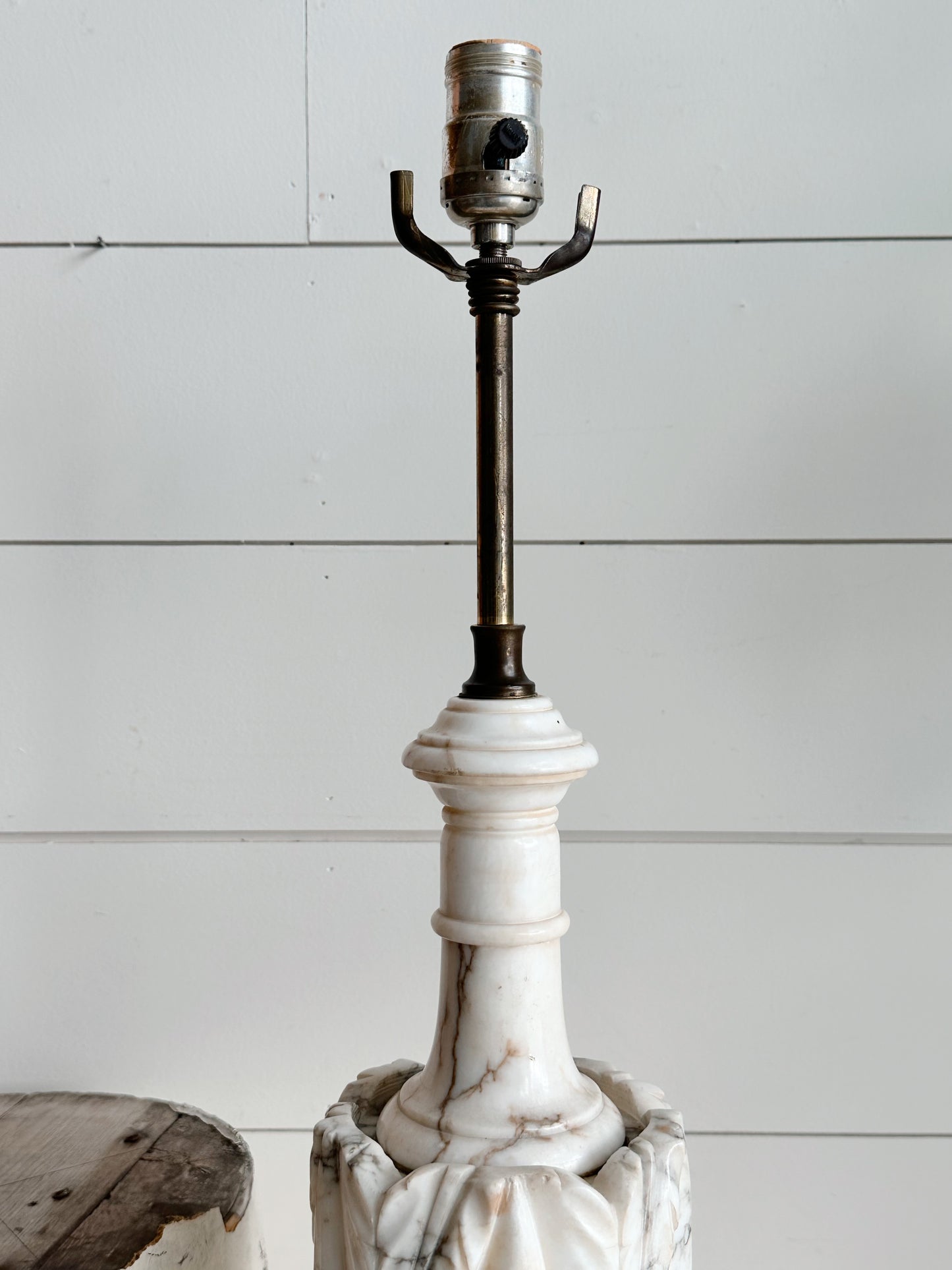 Vintage Alabaster Lamp