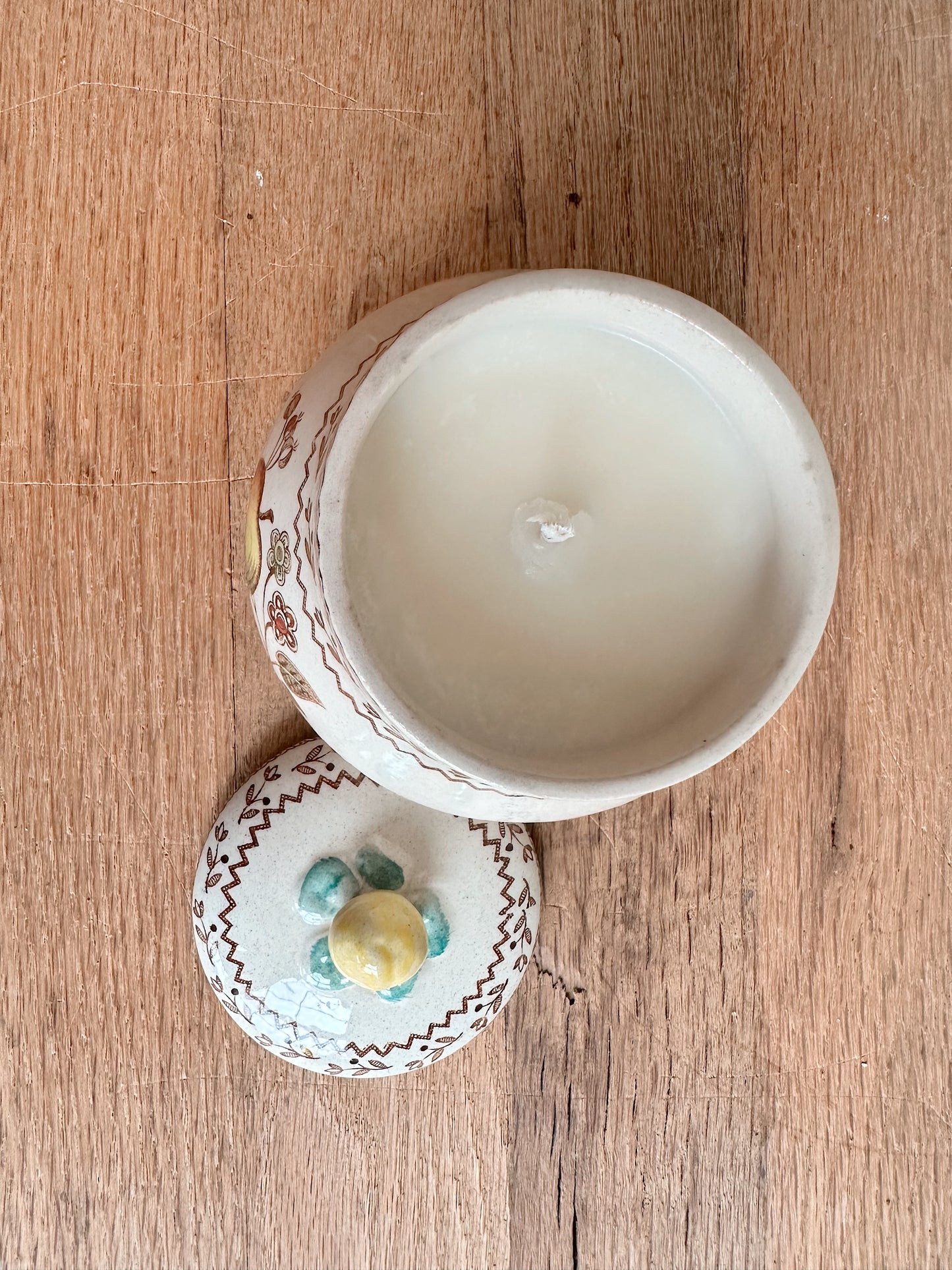 Spiced Honey - Vintage Transferware Sugar Pot