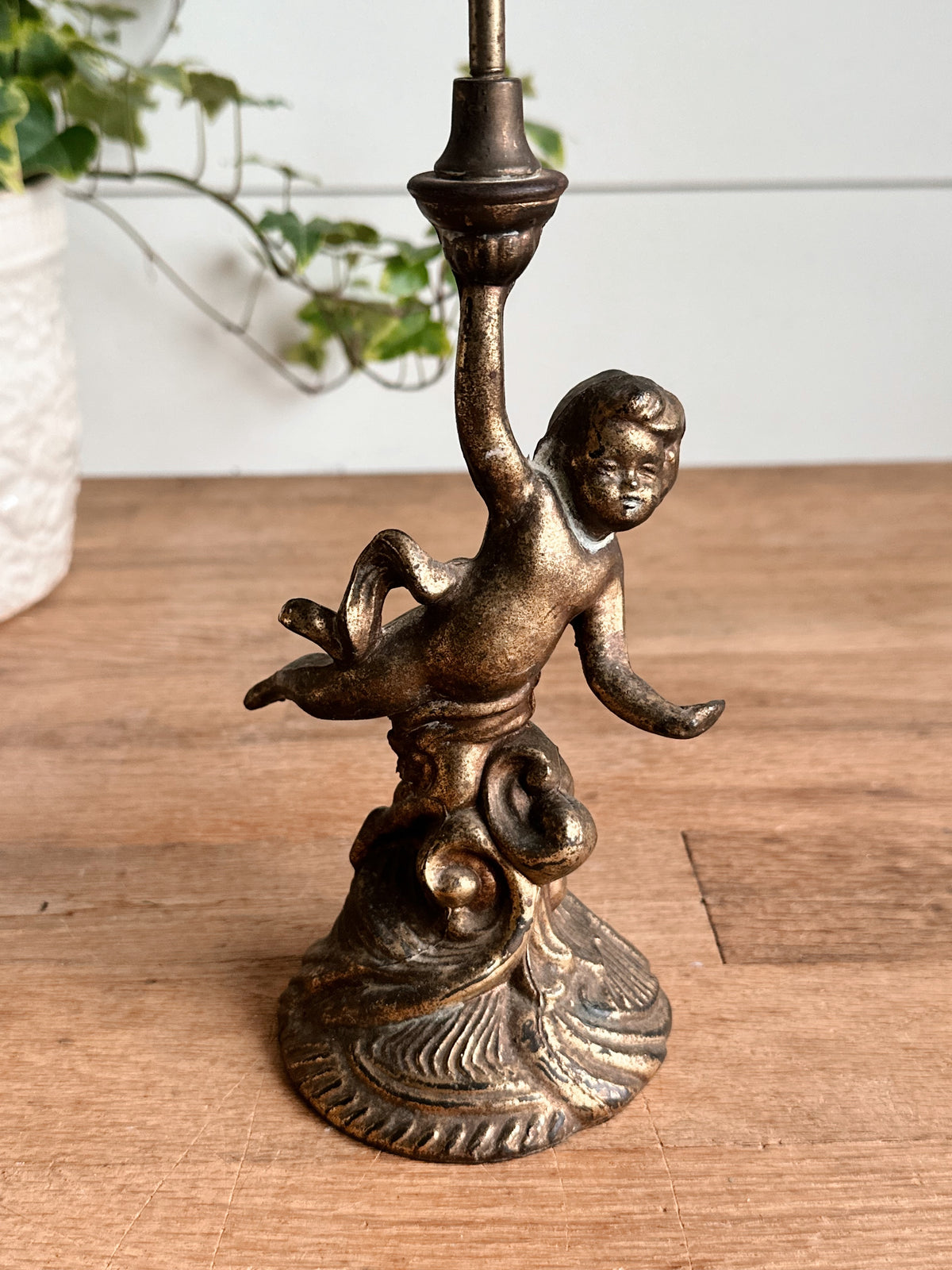 Vintage Brass Lady’s Glove Holder