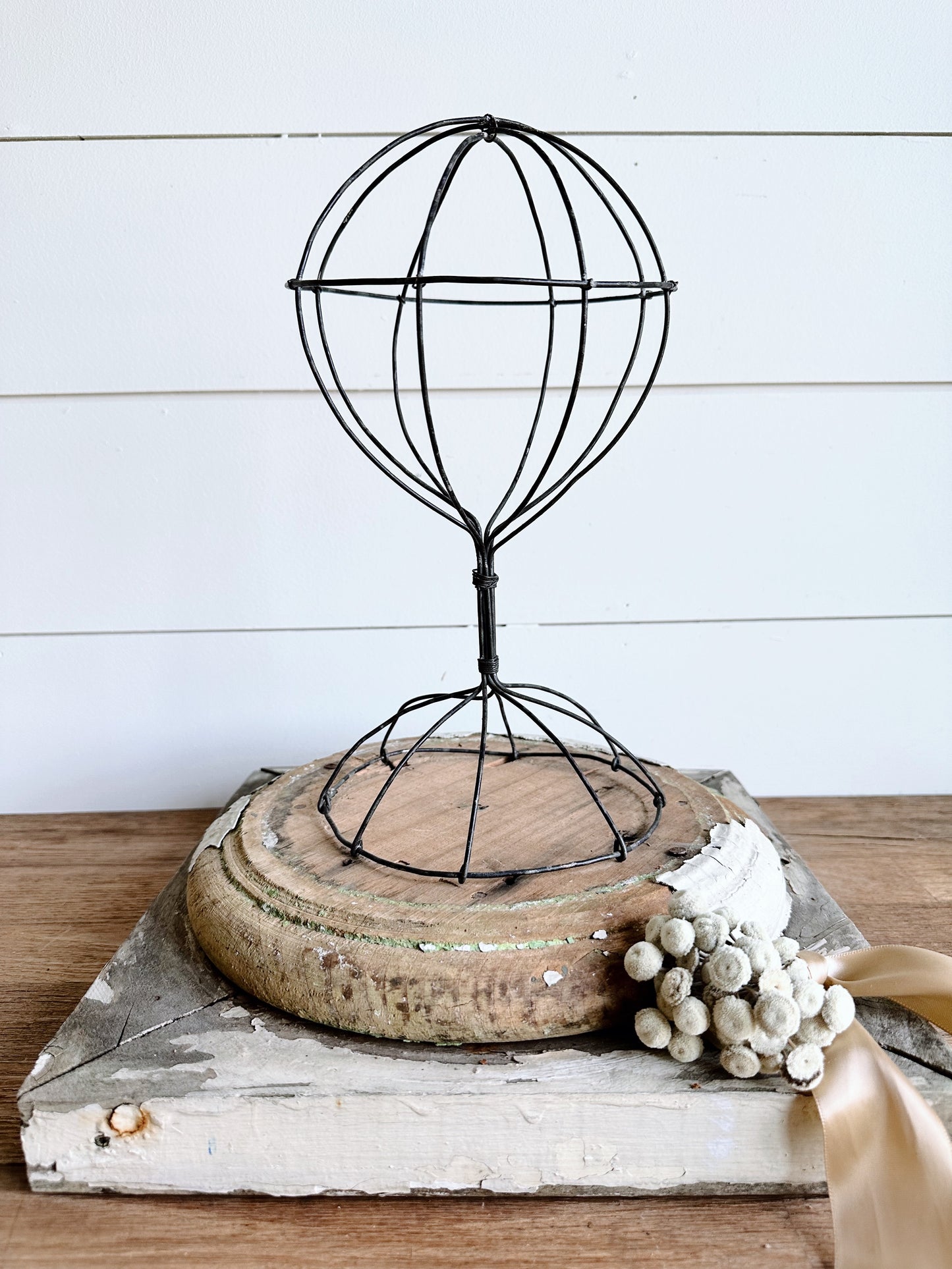 Antique Wire Hat Stand