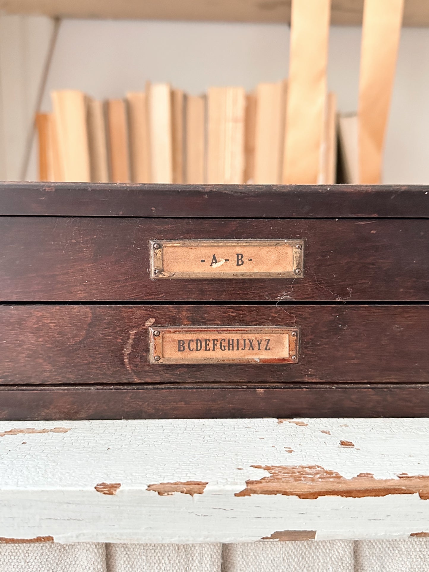 Antique Watch Crystal Cabinet