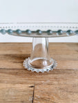 Vintage Imperial Glass Hobnail Cake Stand