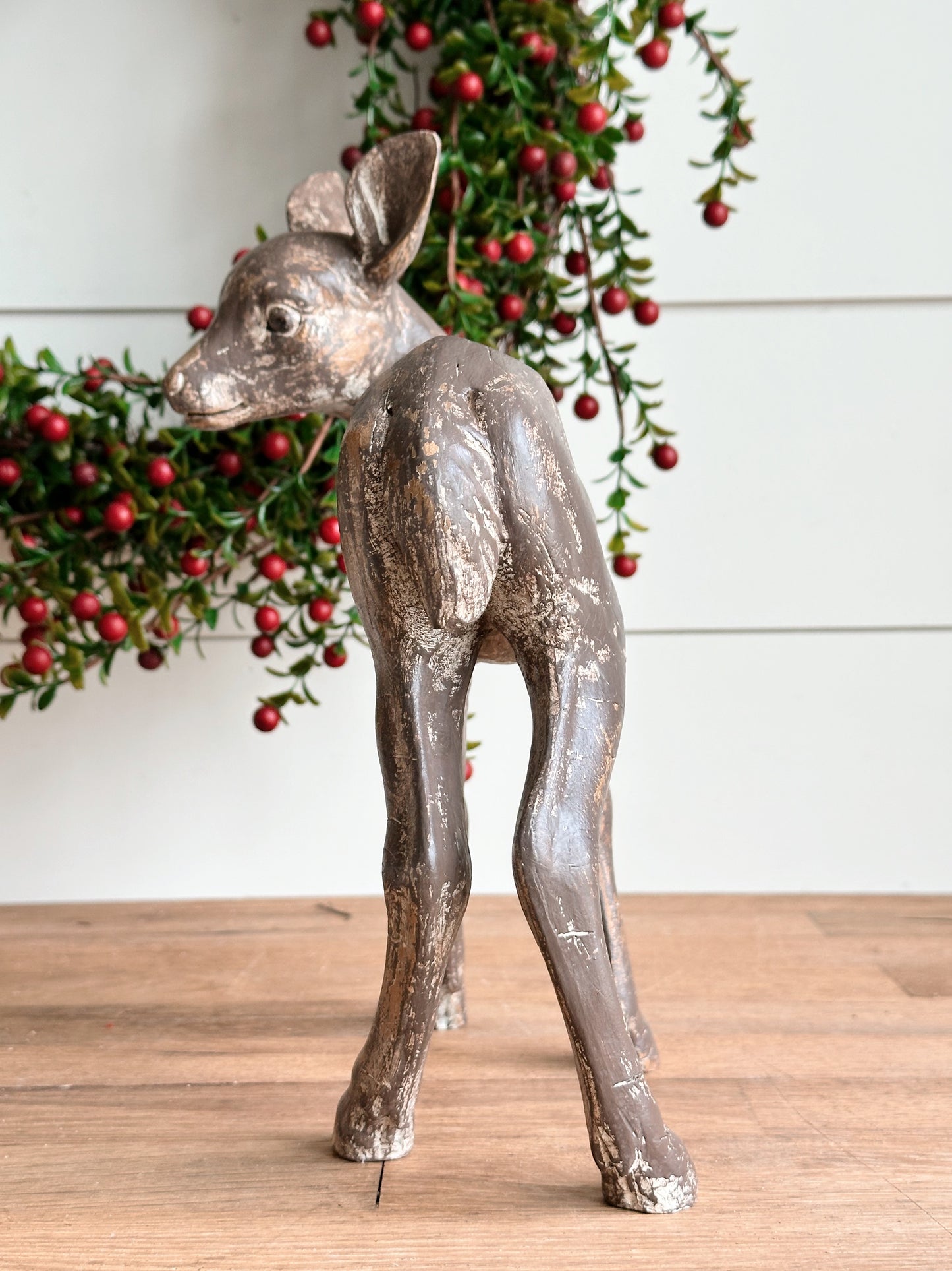 Vintage Hand Painted Deer