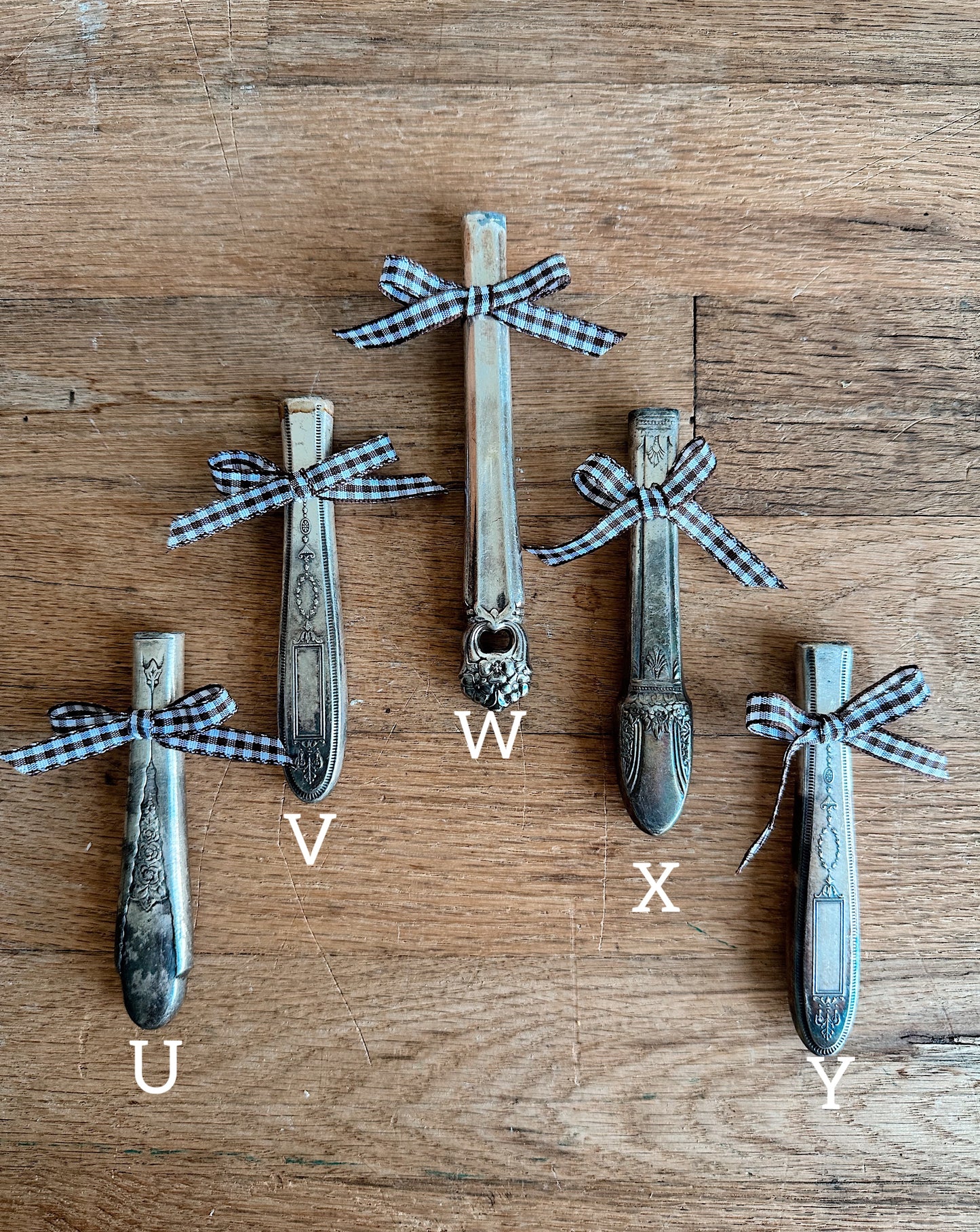 Salvage Silver Plate Vase Magnets