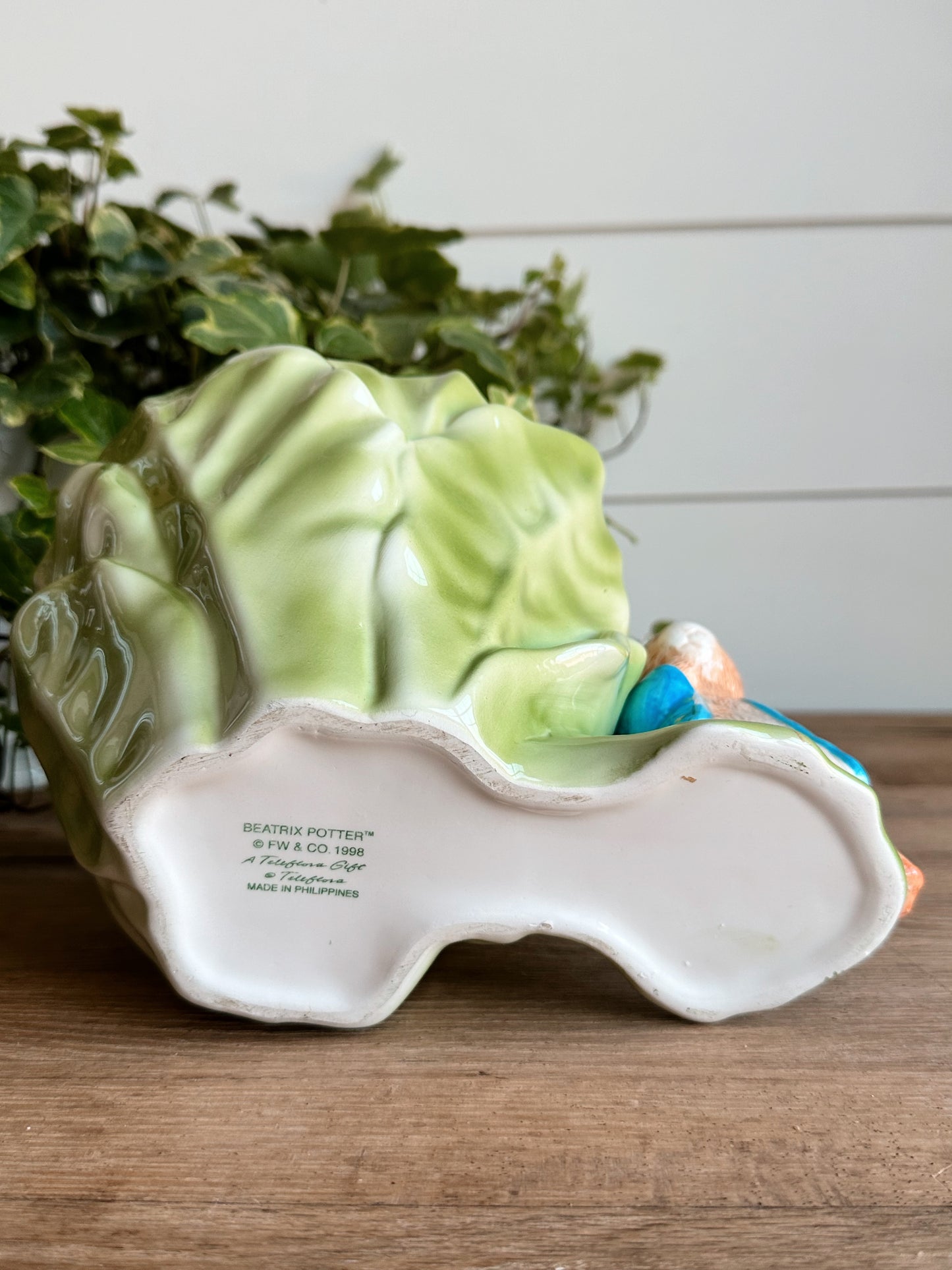 Vintage Beatrix Potter Peter Rabbit Planter