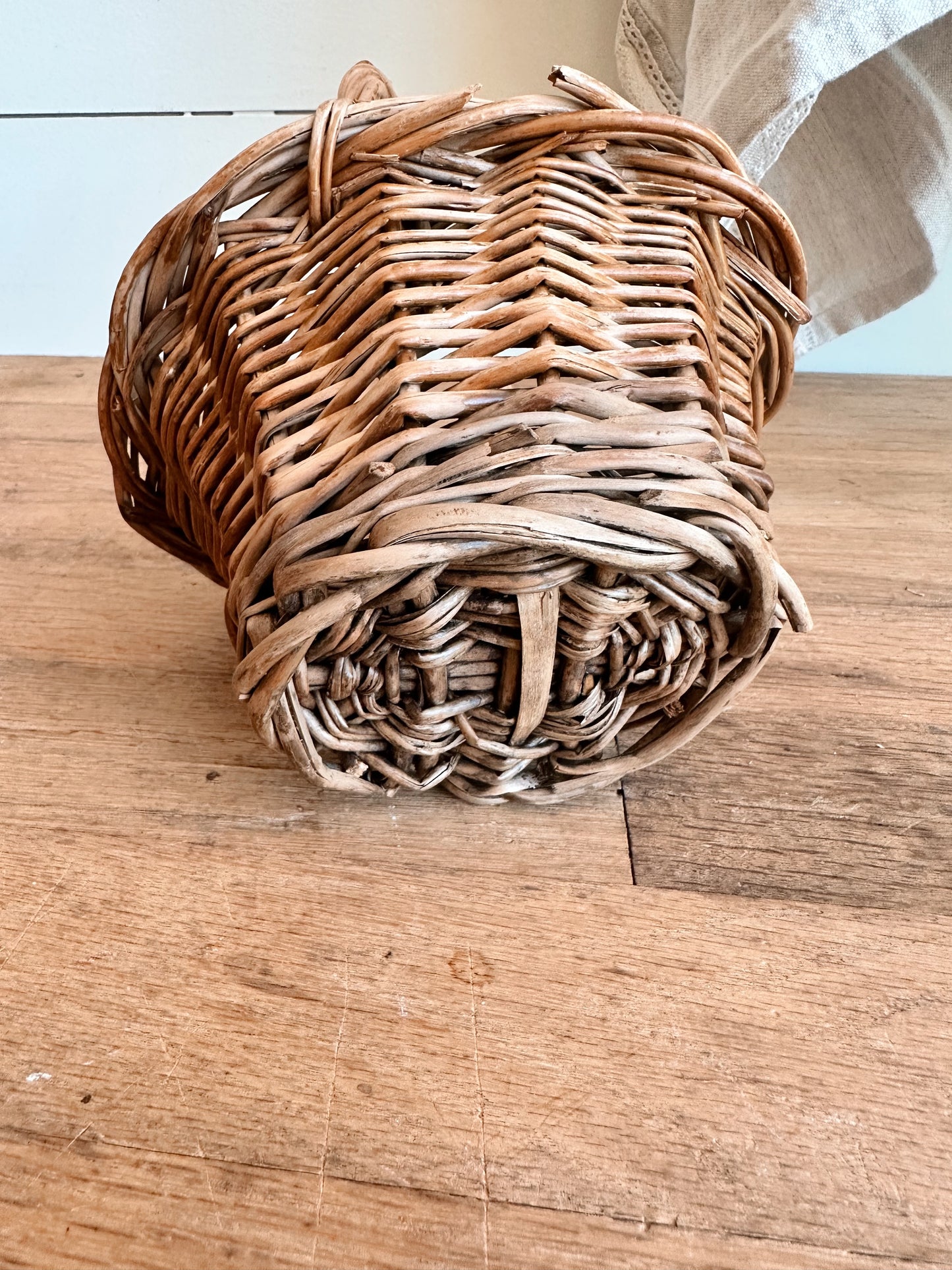 Pair of Vintage Woven Baskets
