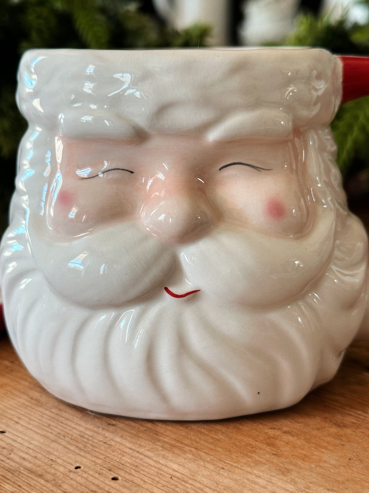 Blushing Santa Mug