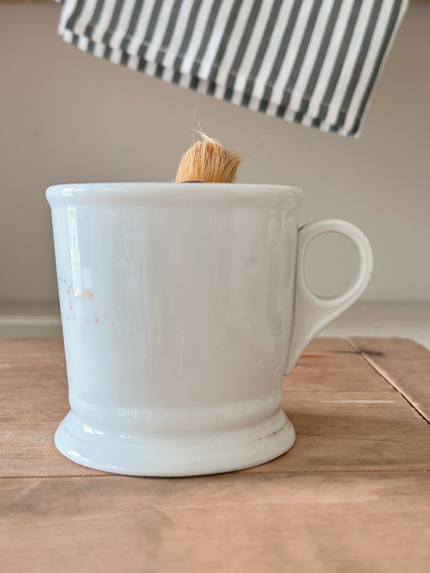 Vintage Shave Mug & Brush