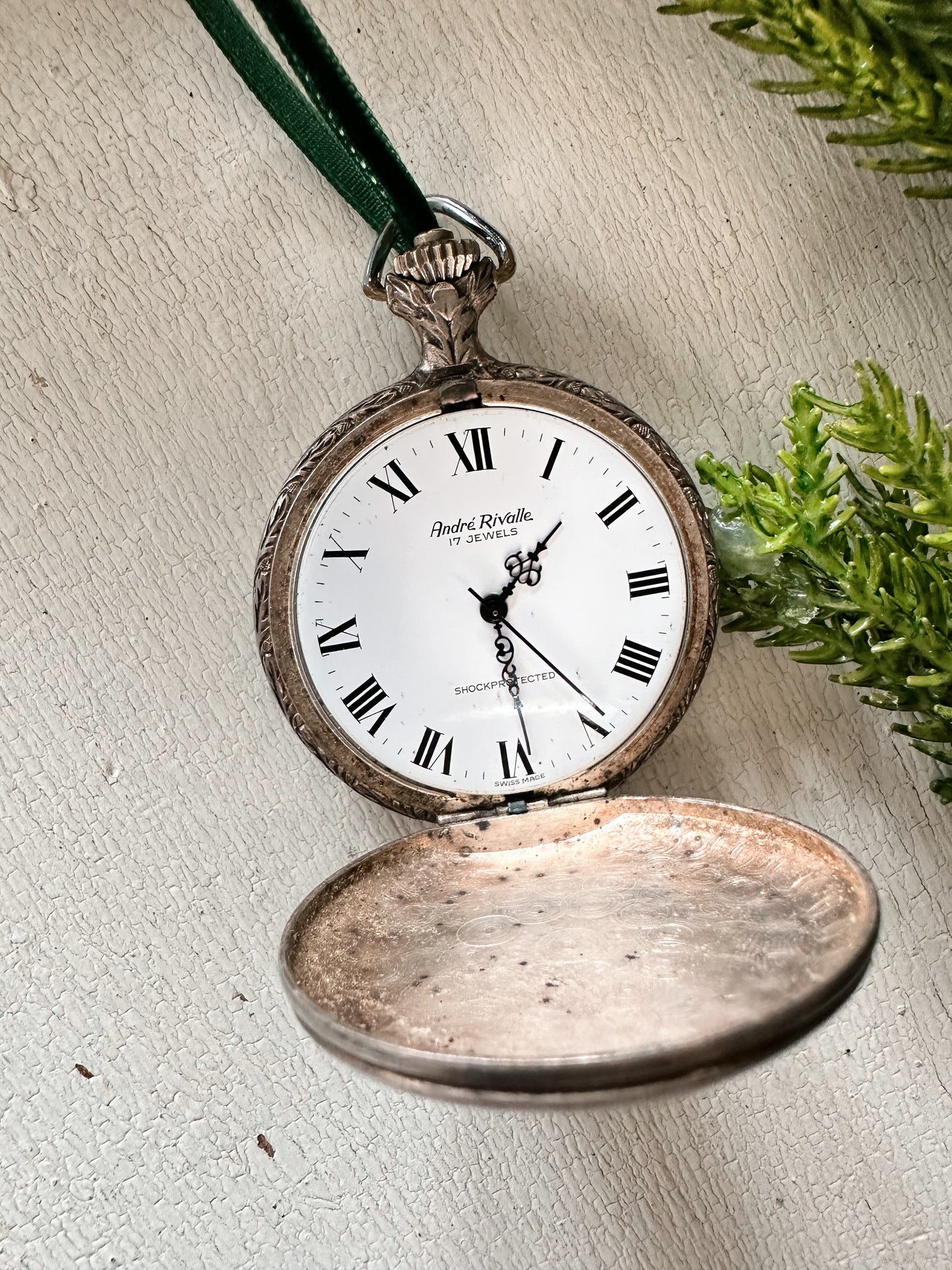 Vintage Pocket Watch Ornament