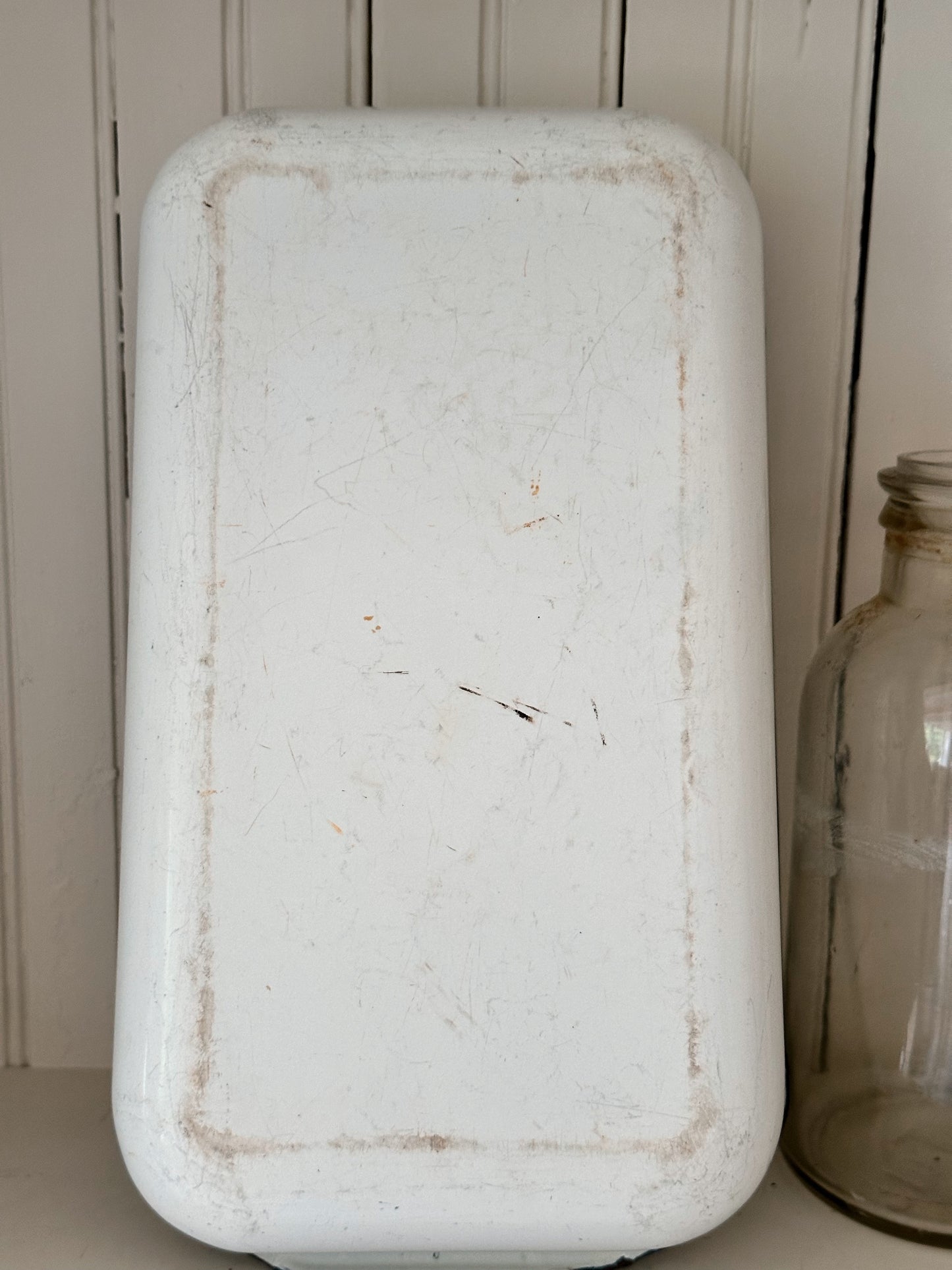 Vintage Enamelware Vegetable Bin