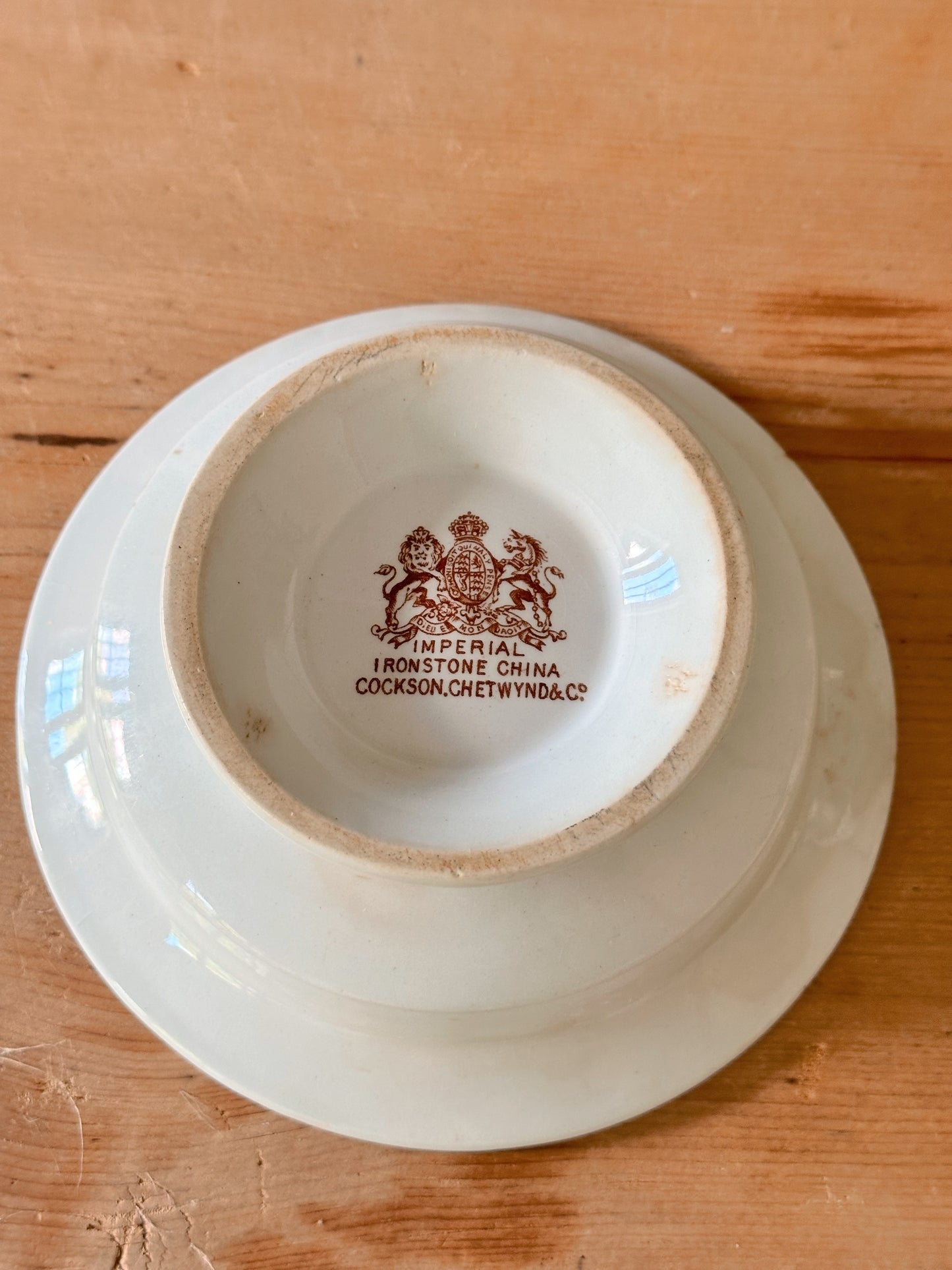 Antique Cockson, Chetwynd & Co  Ironstone Soap Dish