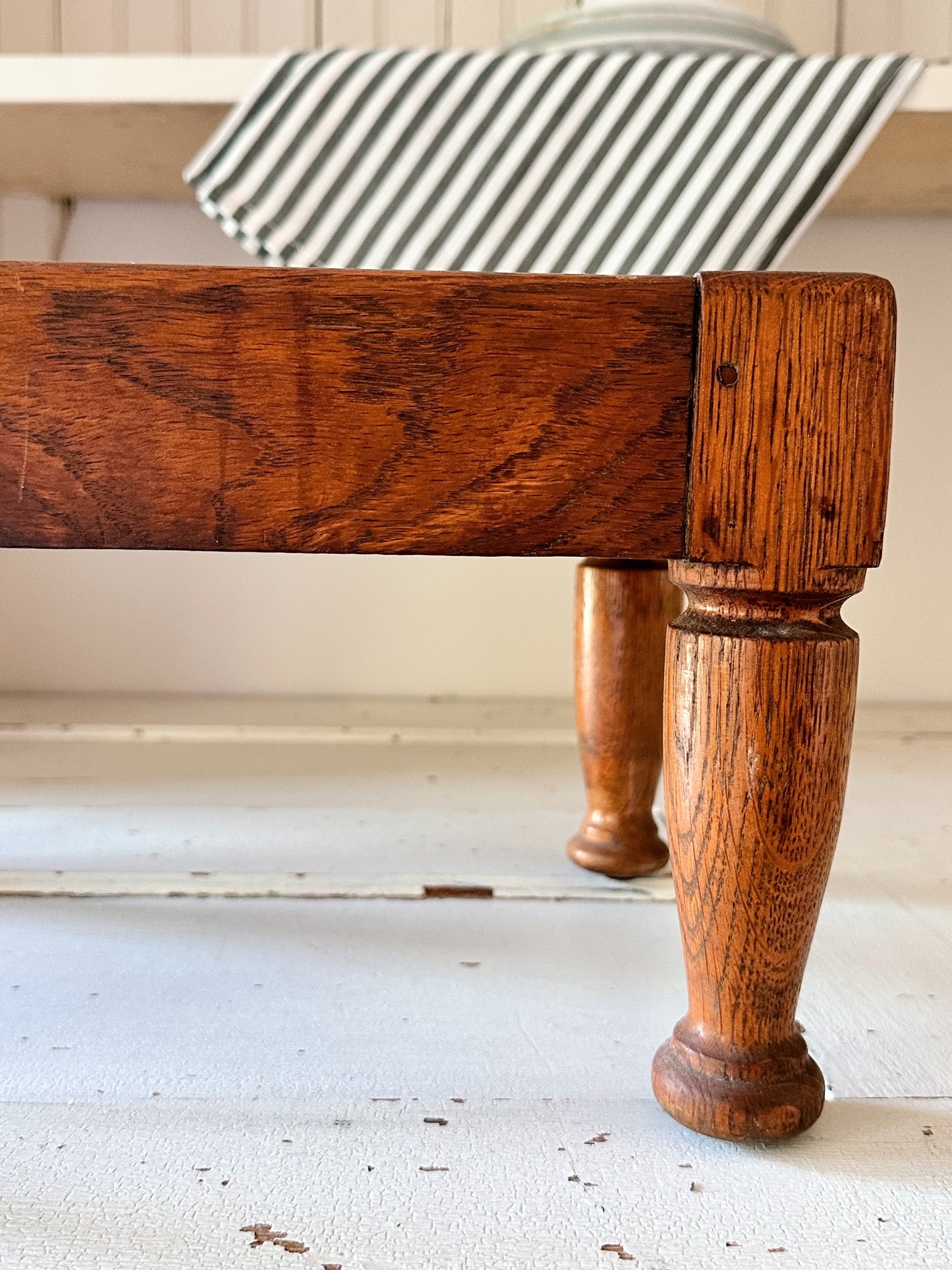 Vintage Deconstructed Footstool/Riser