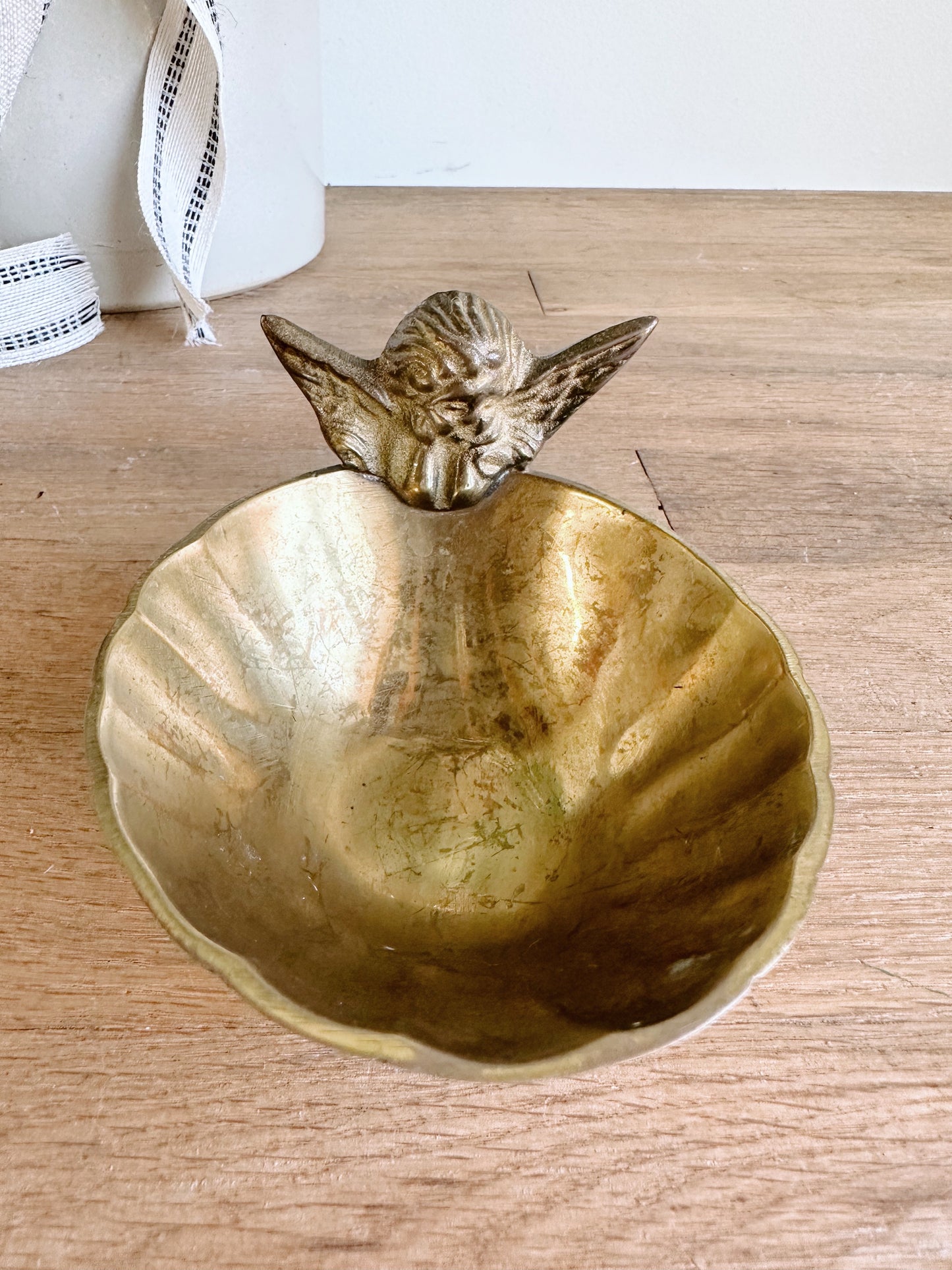 You Choose the Scent - Brass Angel Vintage Vessel Candle