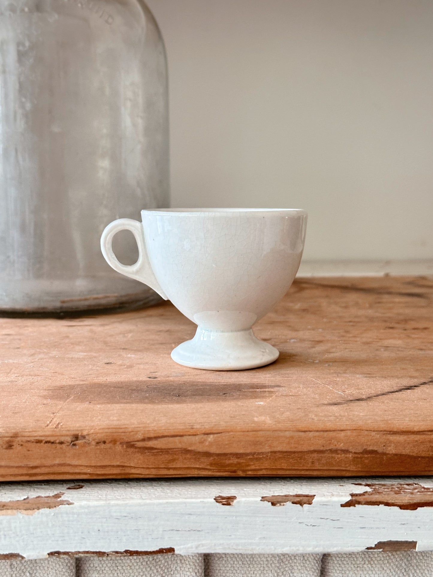 You Choose The Scent Vintage Vessel Candle - Petite Ironstone Cup