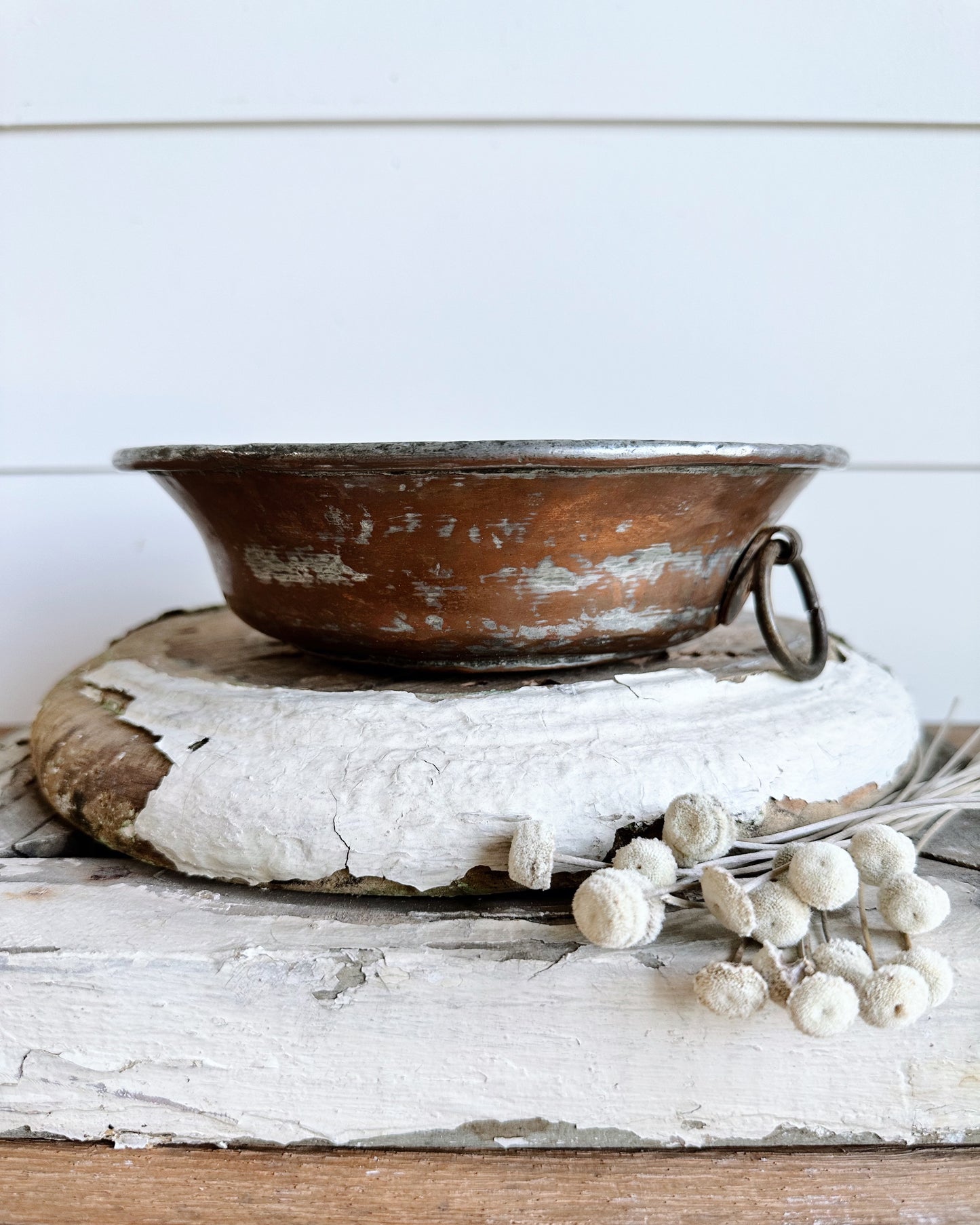 Sweet Little Hanging Copper Finish Pan