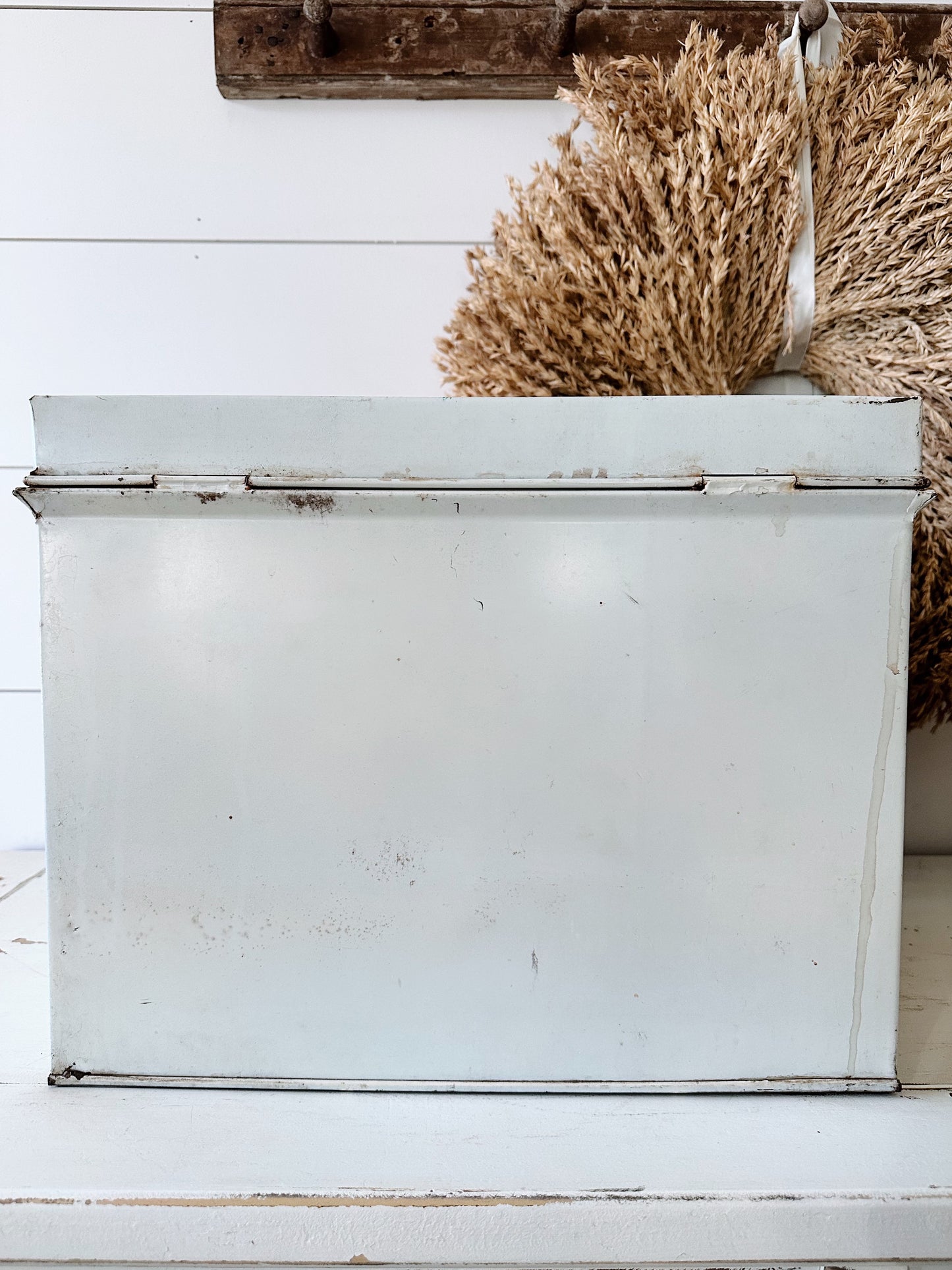 Vintage Metal Bread Box