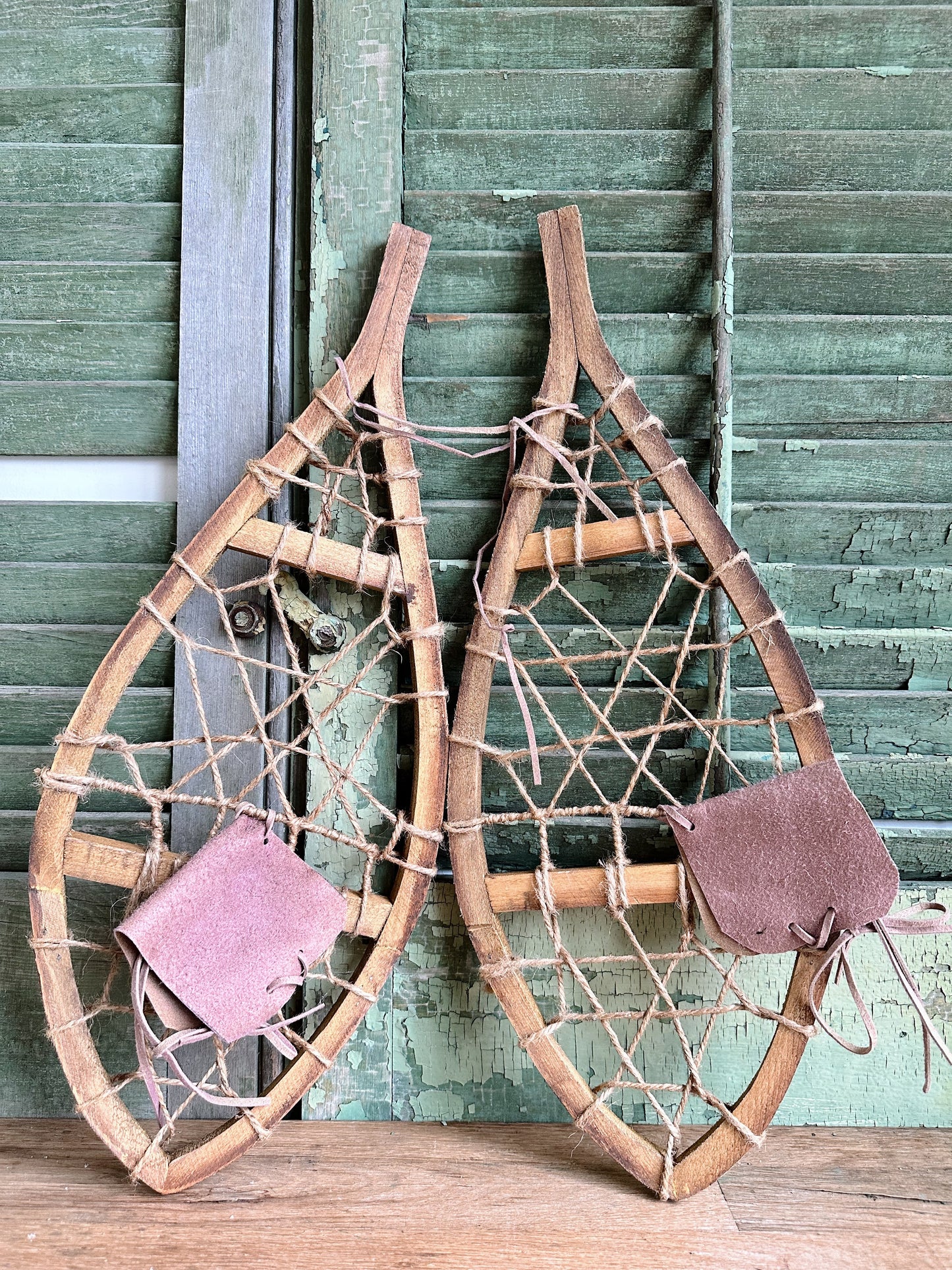 Wood & Twine Snow Shoes (for decor)