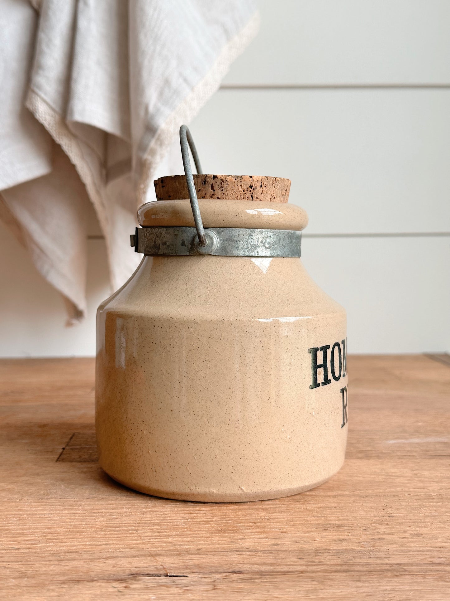 Vintage Stoneware Relish Crock, Made in England