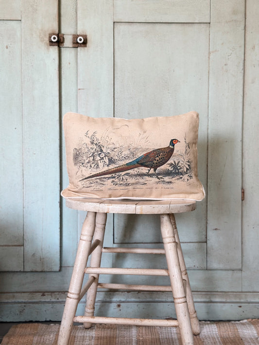 Back in Stock! - Pheasant Lumbar Pillow