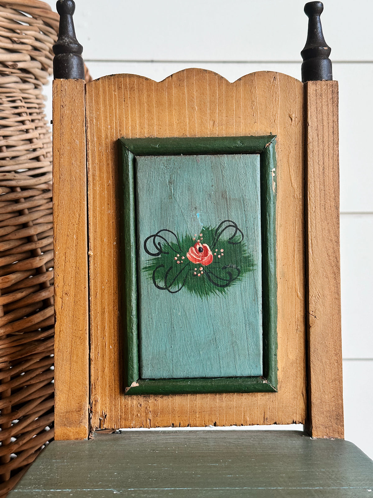 Vintage Hand Painted Doll Chair