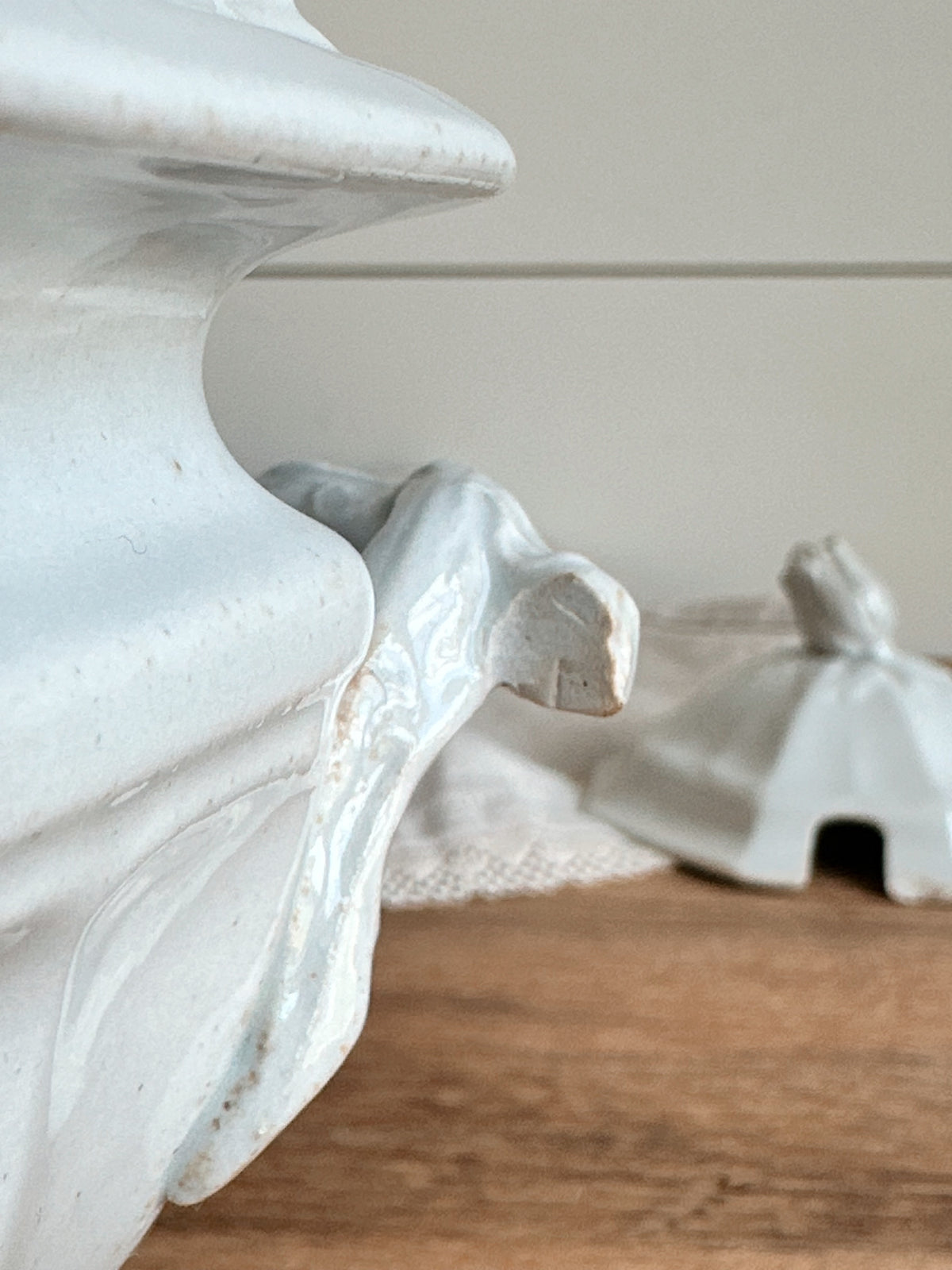 Antique Ironstone Sauce Tureen