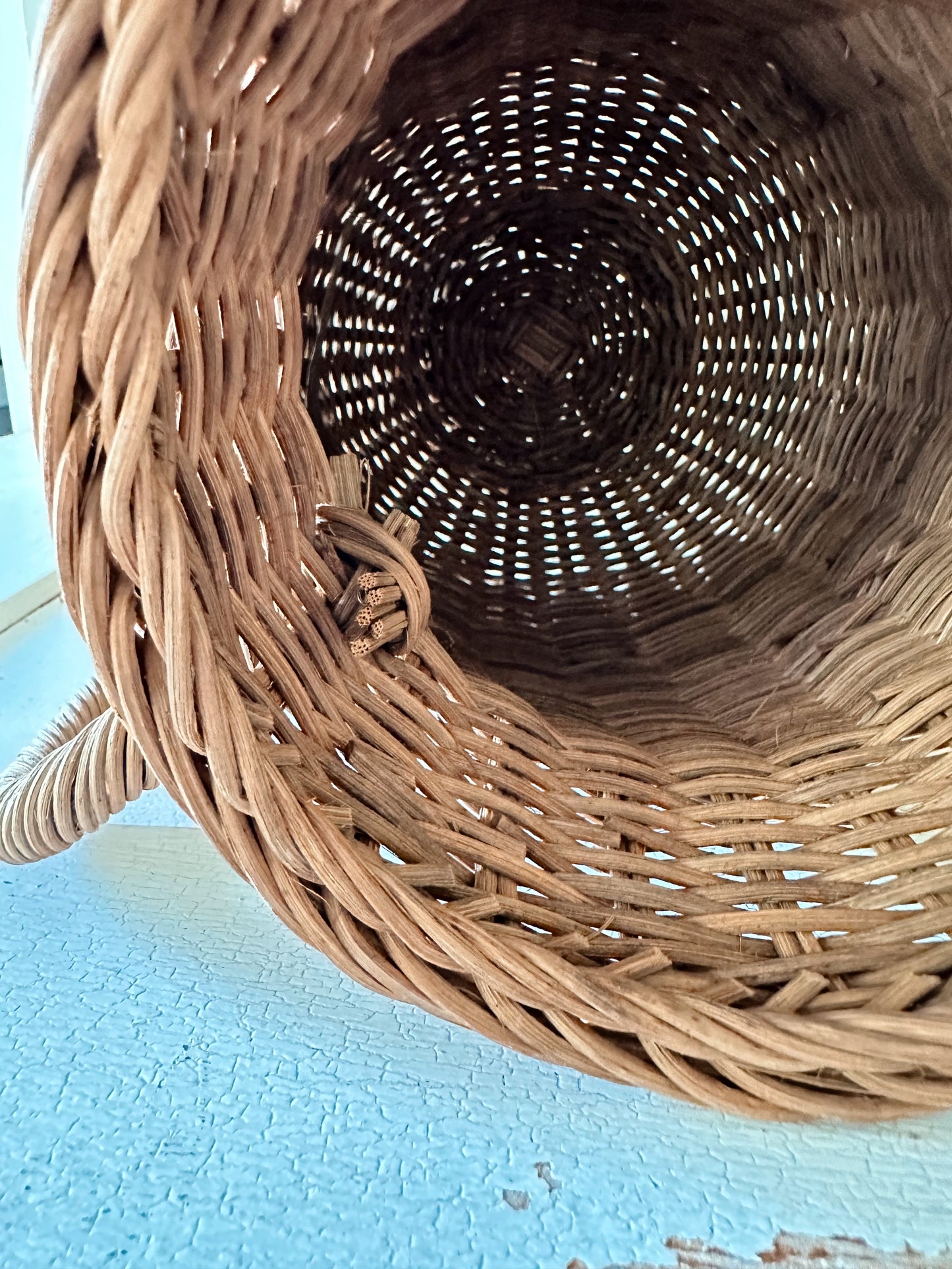 Vintage Wicker Pitcher