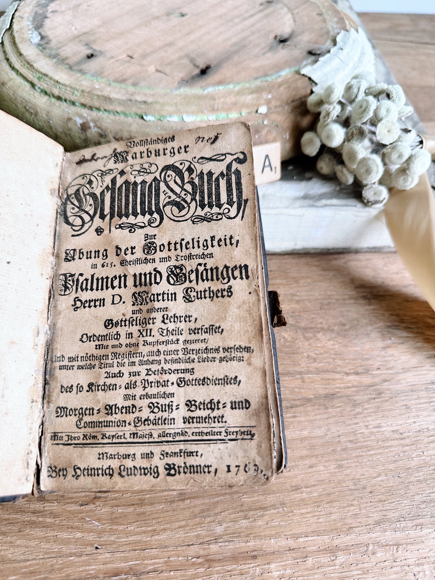 1763 Antique Book (German)