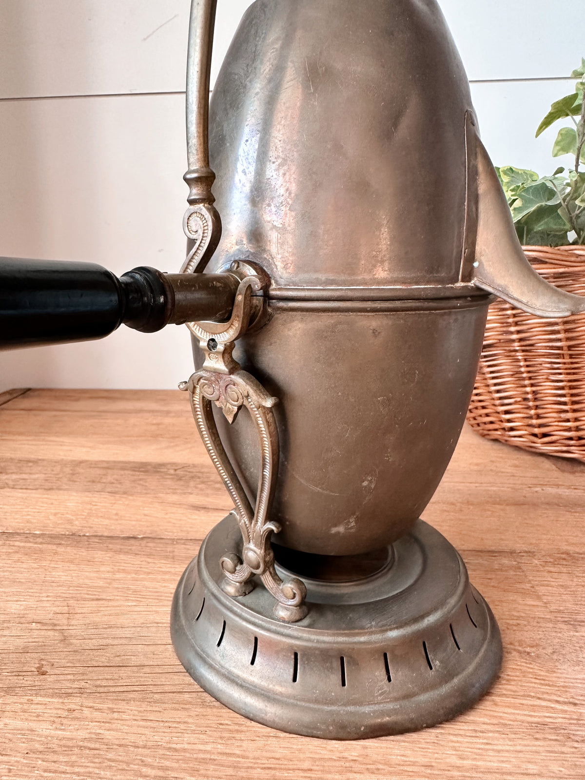 Vintage Brass Coffee Percolator