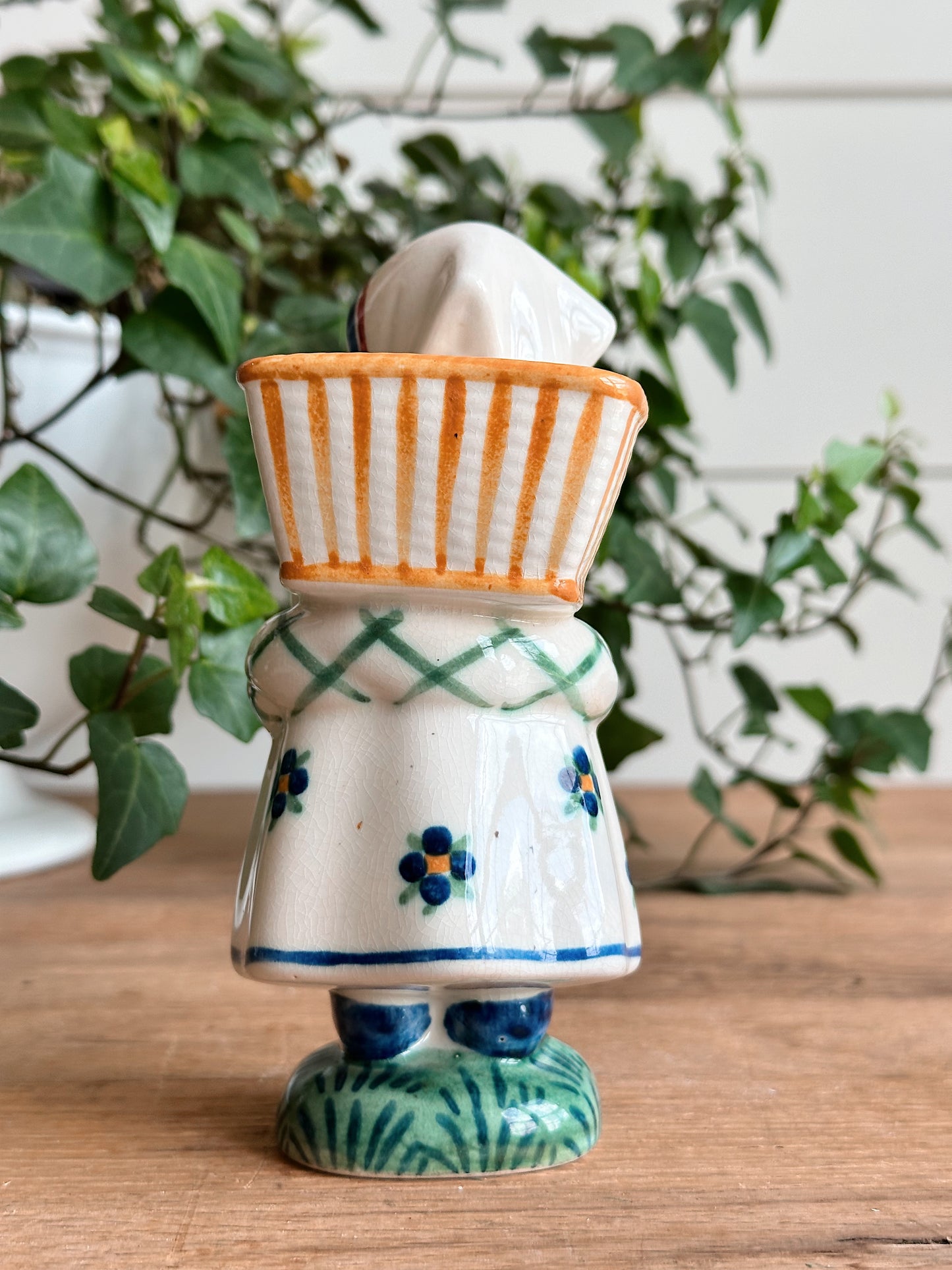 Vintage Danish Girl Posy Holder