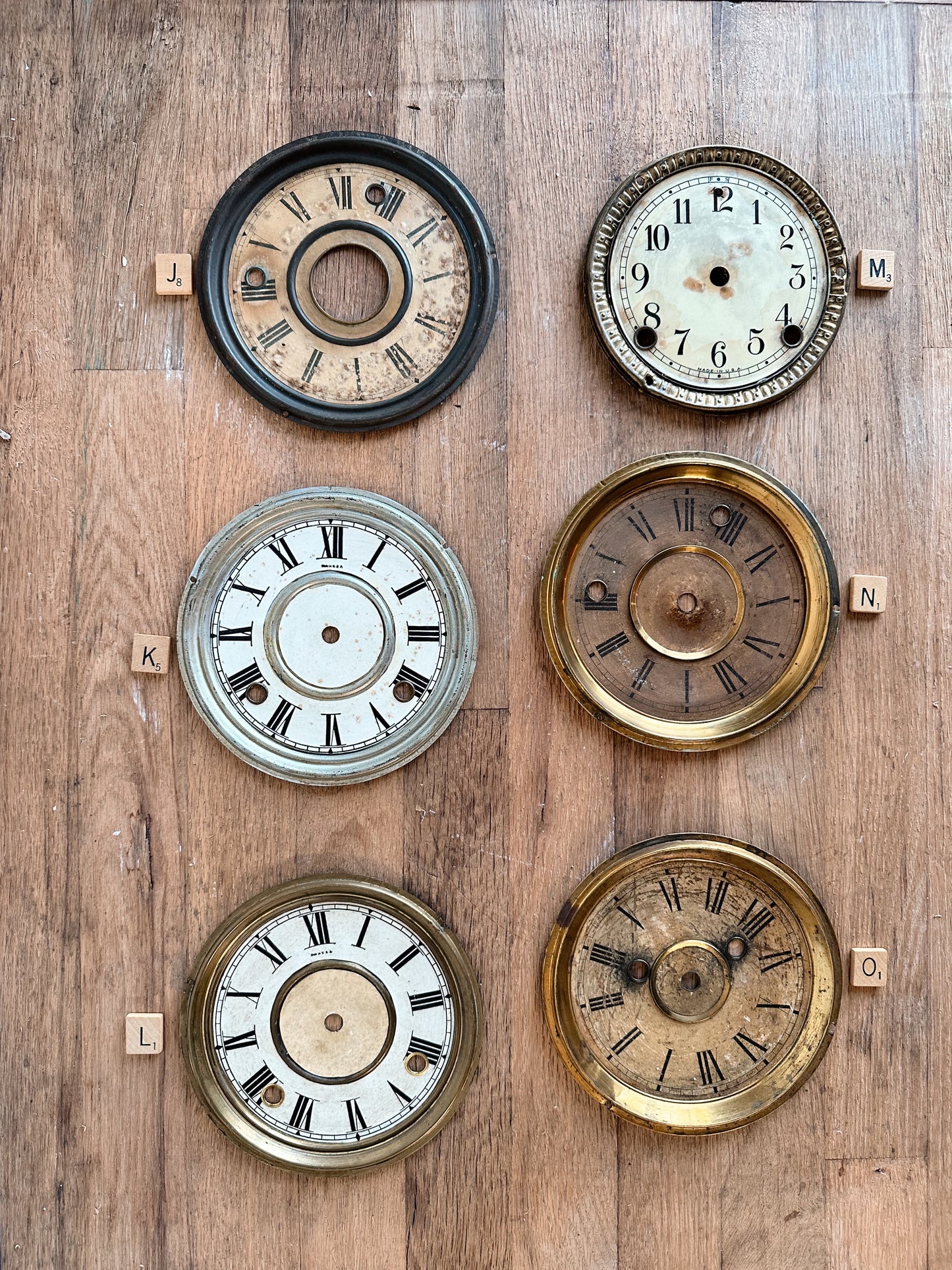 Vintage Clock Faces