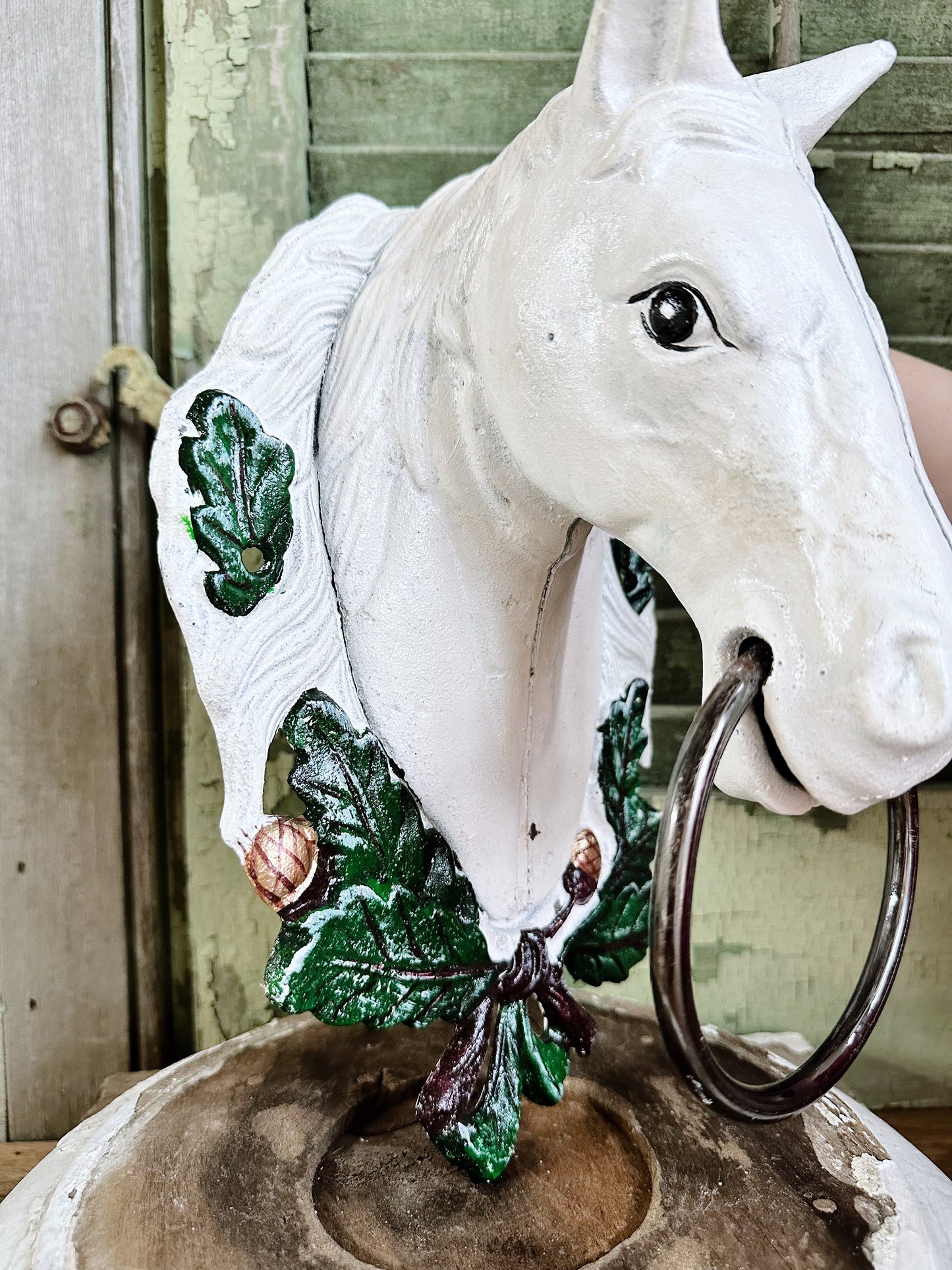 Vintage Cast Iron Horse Wall Hanging/Bust