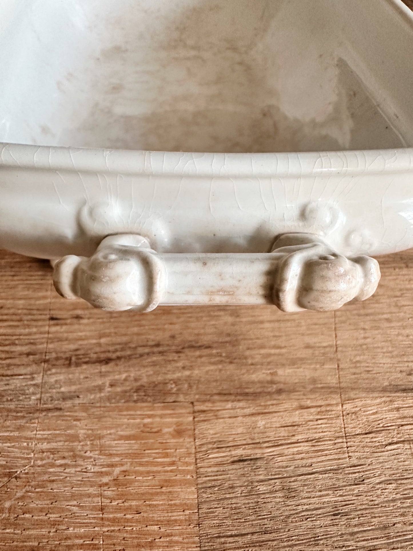 Antique John Edwards Ironstone Tureen