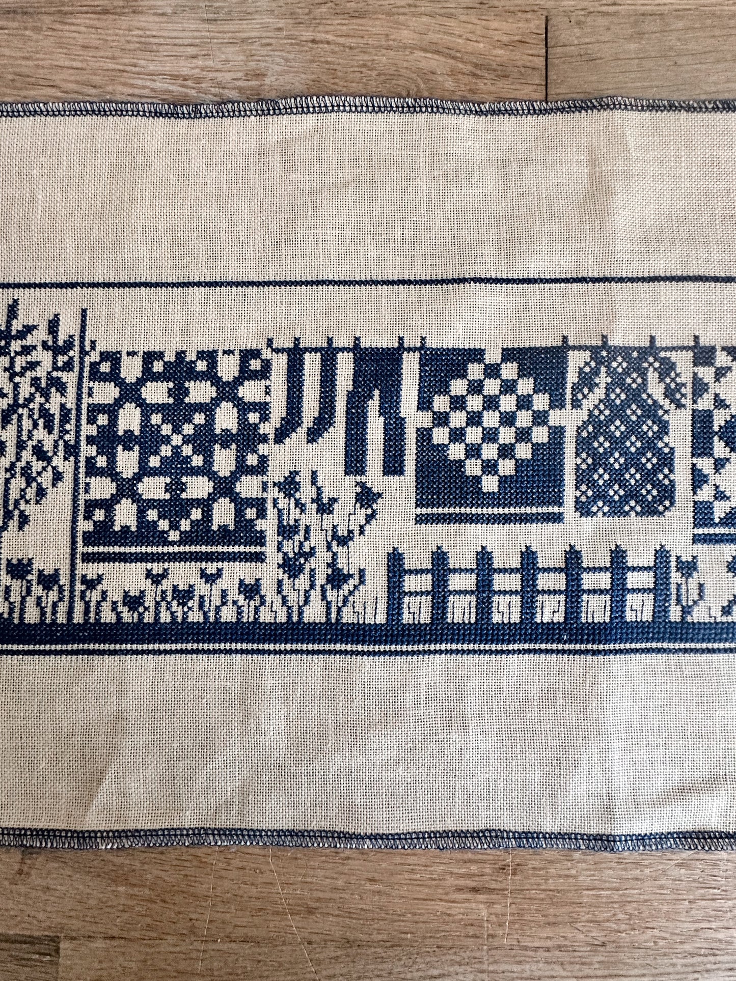Beautiful Vintage Cross Stitch, Wash Day Again