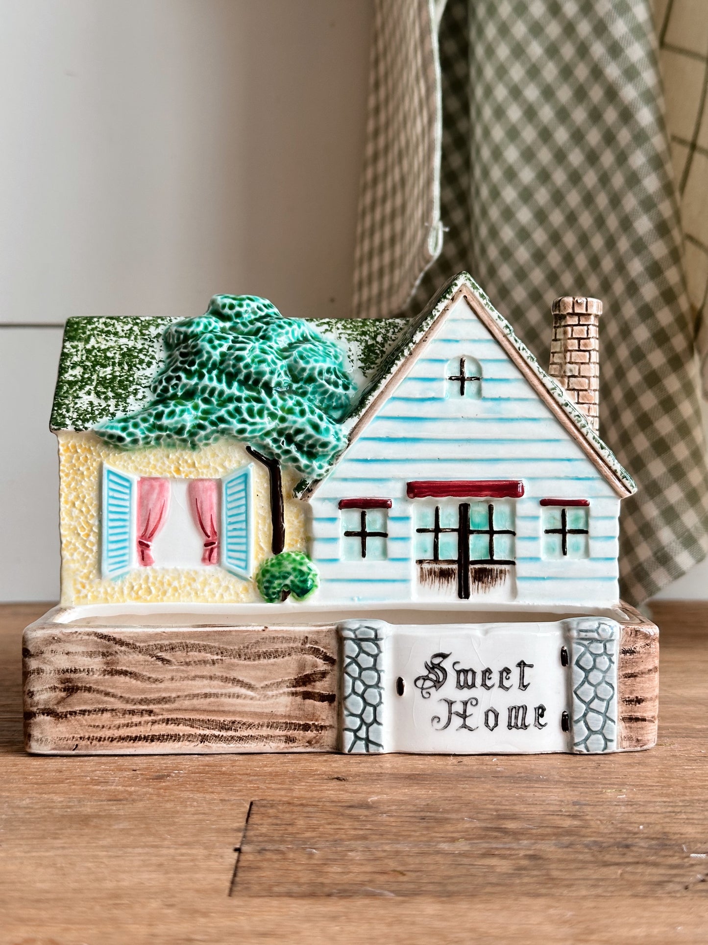Vintage Home Sweet Home Sponge Holder (Japan Sample Piece)