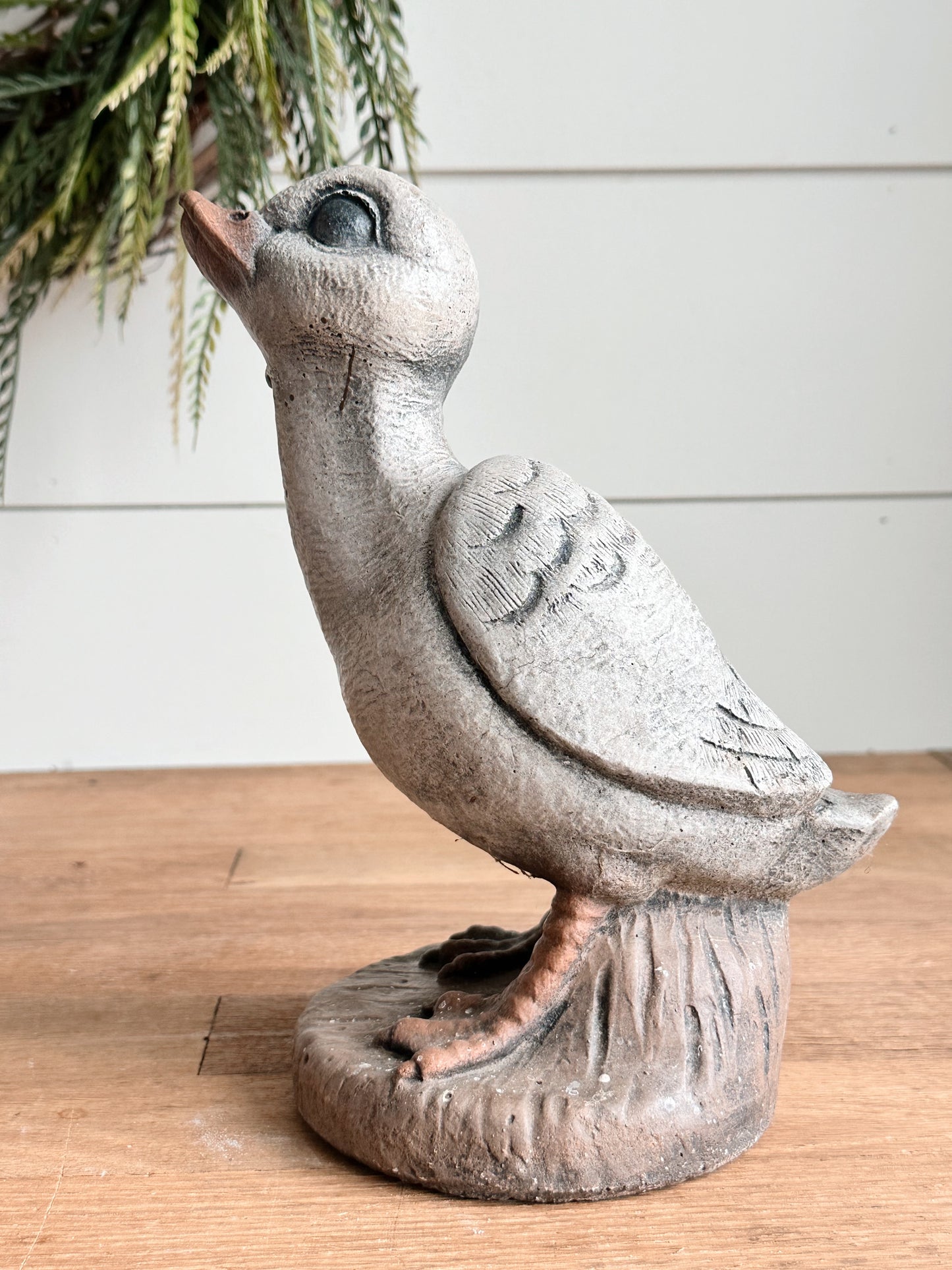 Vintage Concrete Duckling