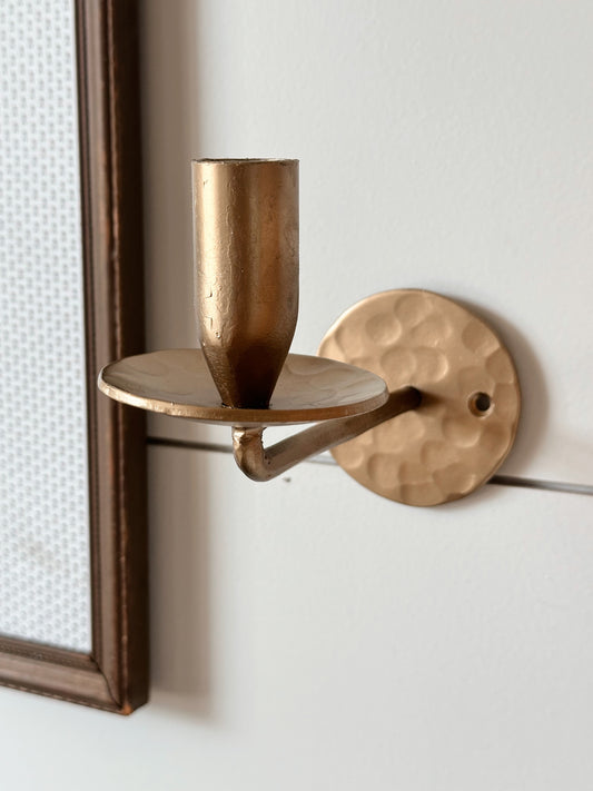 Forged Iron Taper Wall Sconce