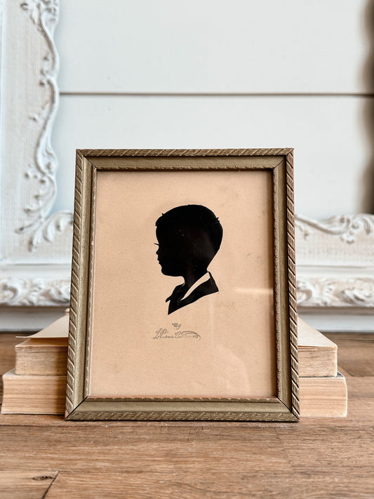 Vintage Hand Cut Silhouette