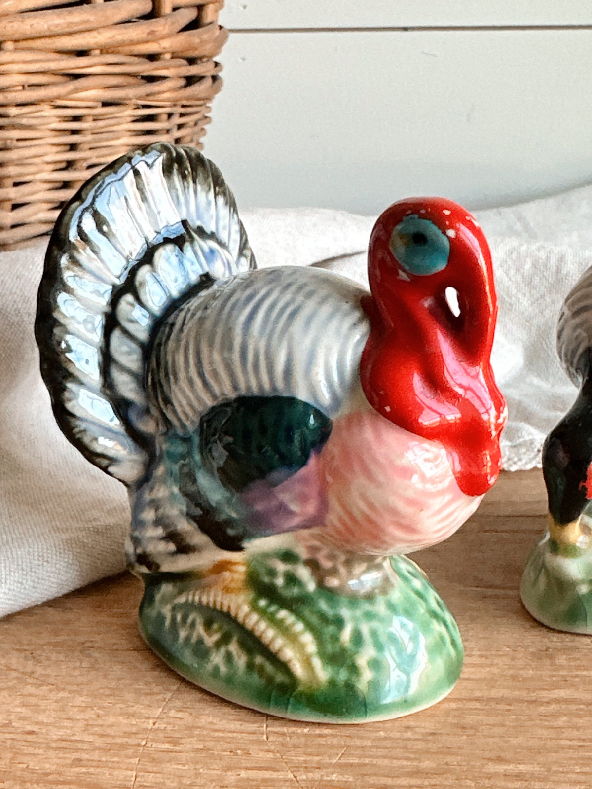 Vintage Turkey Salt & Pepper Shakers, Japan